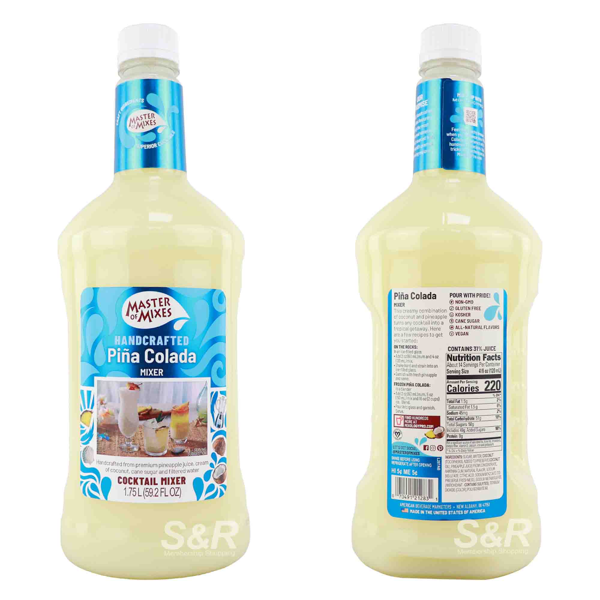 Master of Mixes Piña Colada Mixer 1.75L