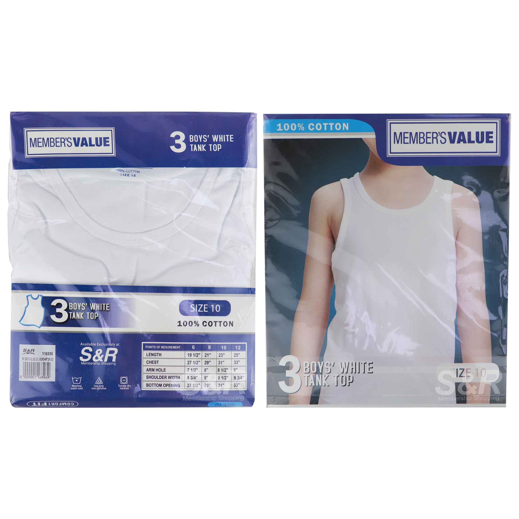 Member's Value Boys' Size 10