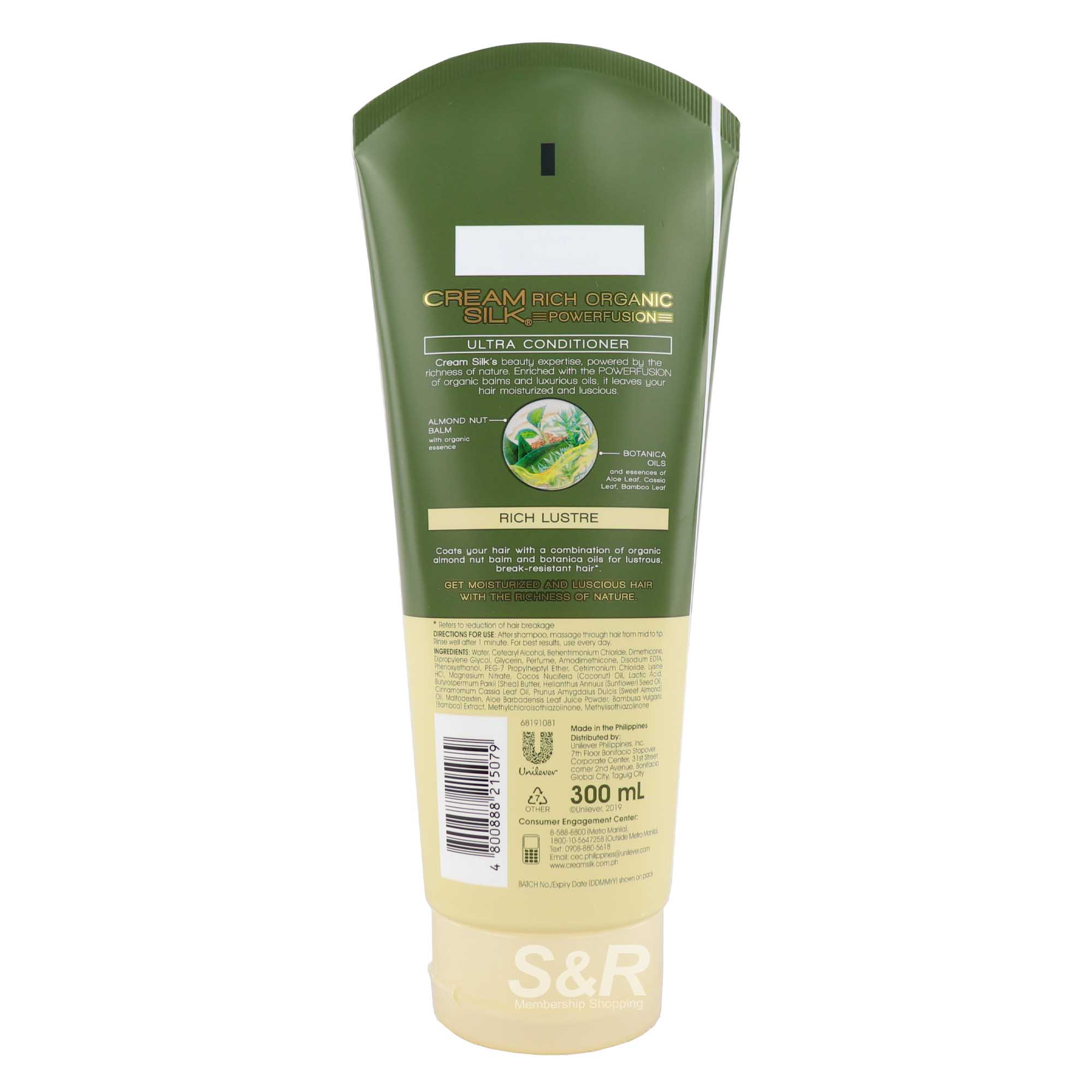 Cream Silk Rich Organic Powerfusion