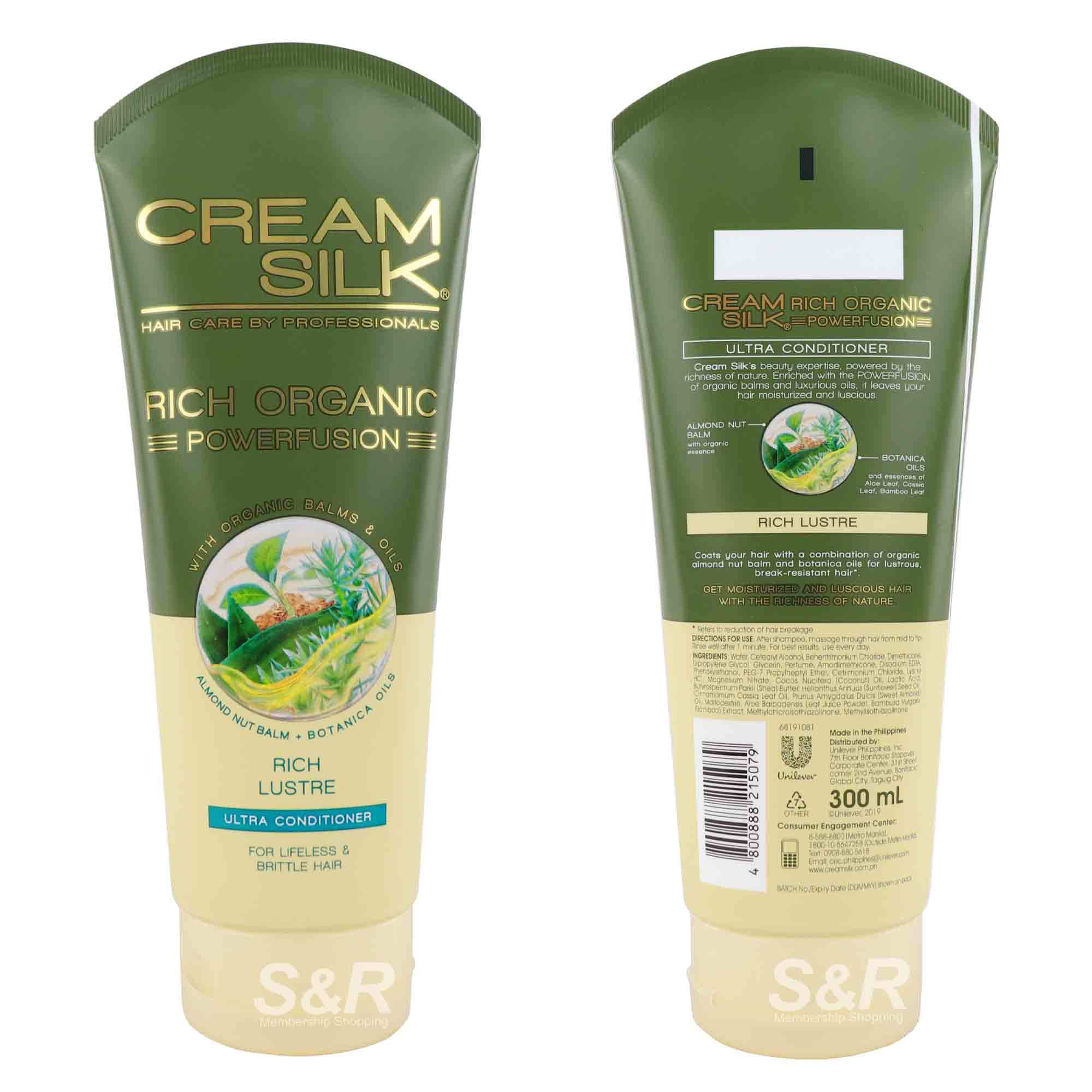 Cream Silk Rich Organic Powerfusion