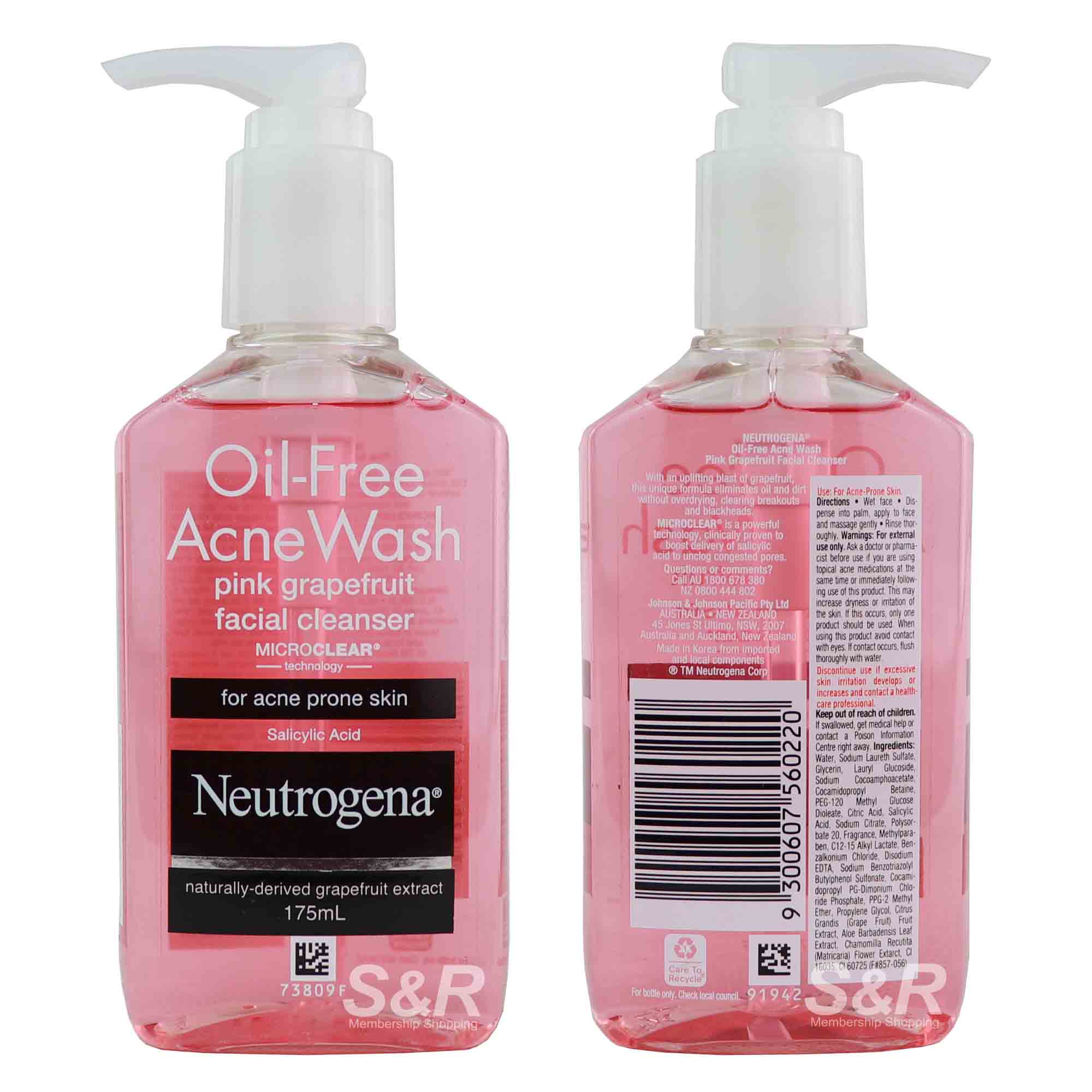Neutrogena facial wash deals