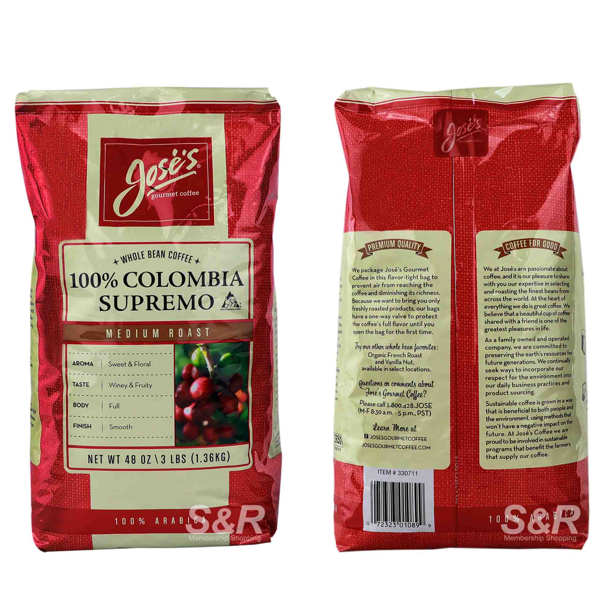 Jose's Gourmet Coffee 100% Colombia Supremo