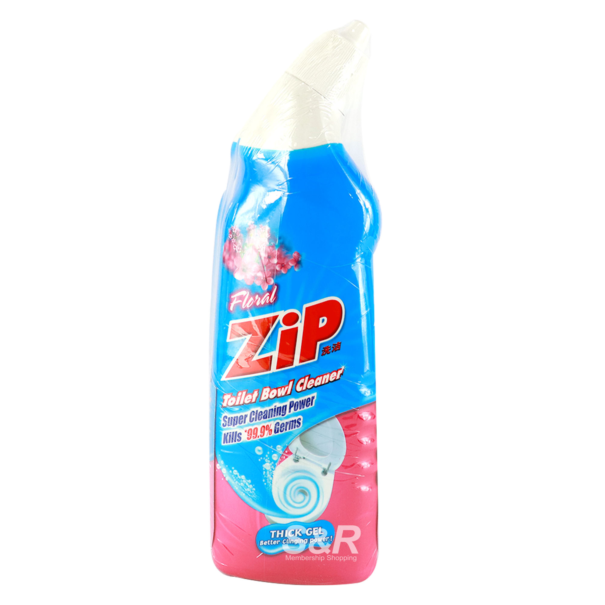 Zip Toilet Bowl Cleaner Floral 3pcs