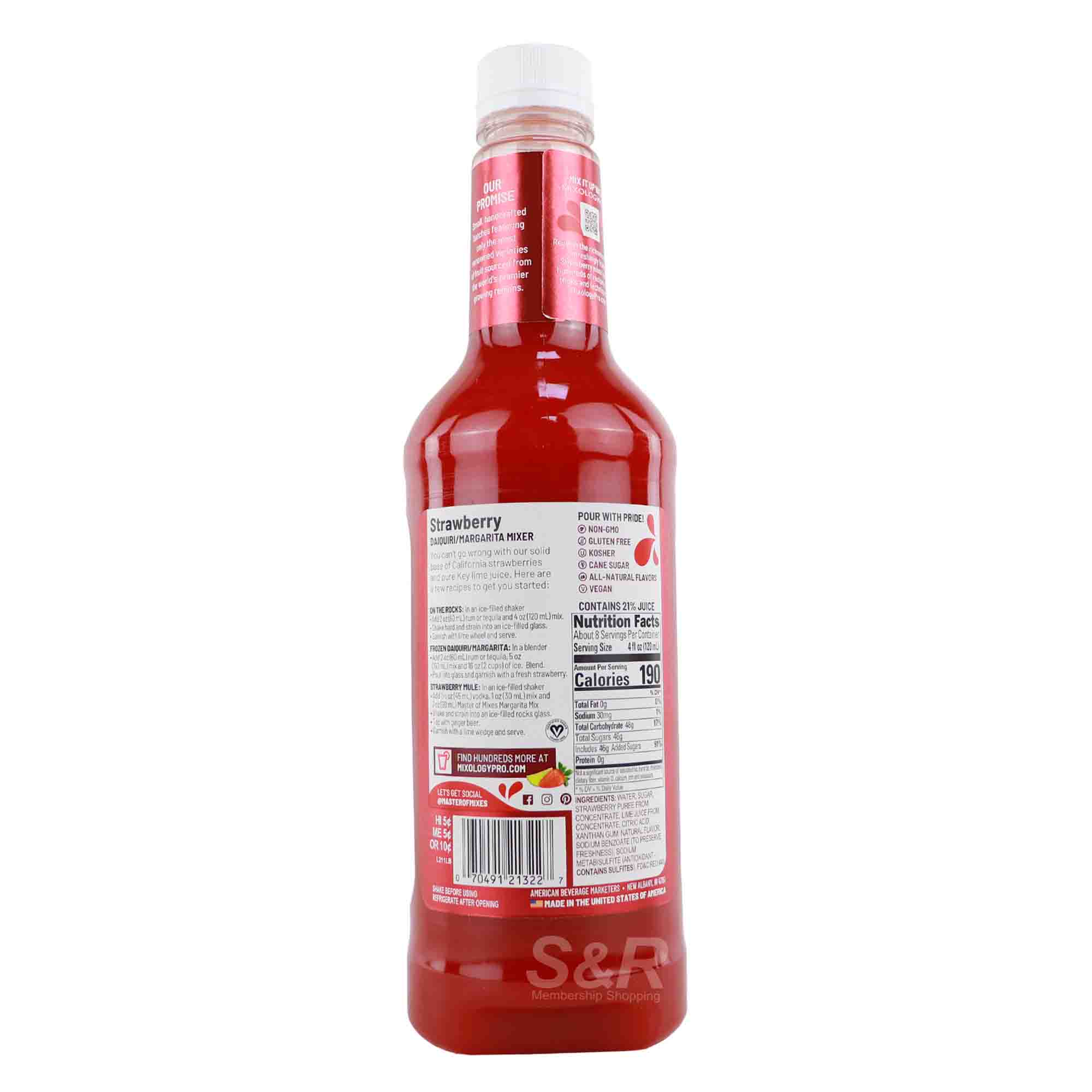 Master of Mixes Strawberry Daiquiri Margarita Mixer