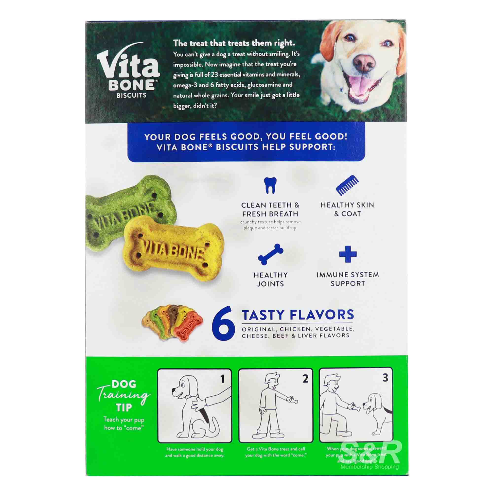 Vita Bone Biscuits Small Multi Flavor Dog Treats 680g