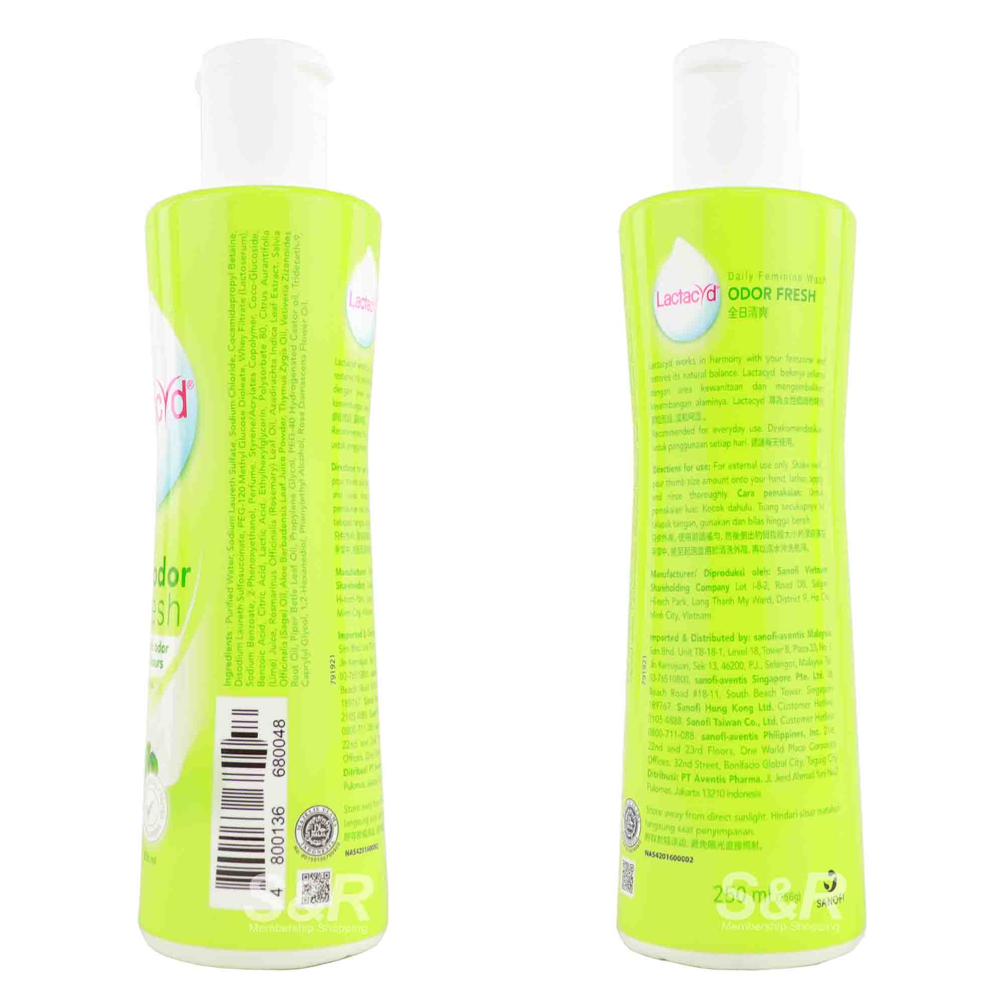 Lactacyd Odor Fresh Feminine Wash 250mL