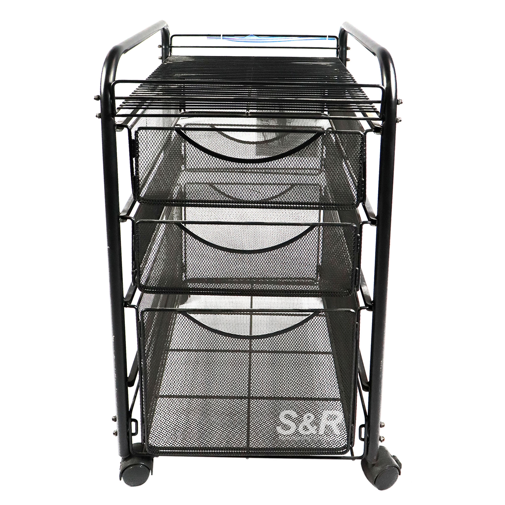 Safco Onyx Steel Mesh File Cart 1pc