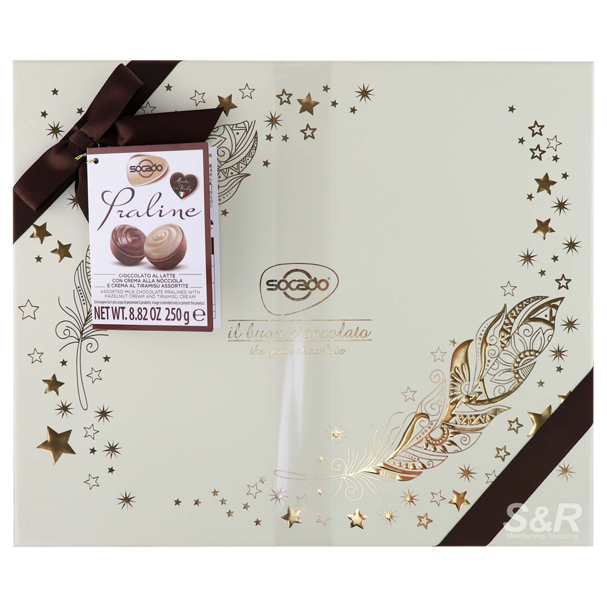 Socado Assorted Milk Chocolate Pralines with Hazelnut Cream and ...