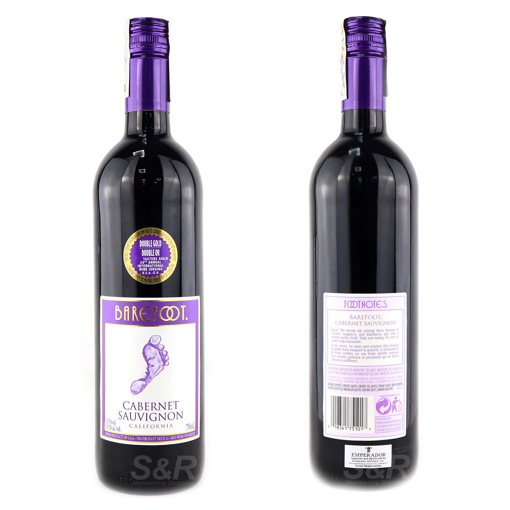 Barefoot Sauvignon Red Wine 750mL