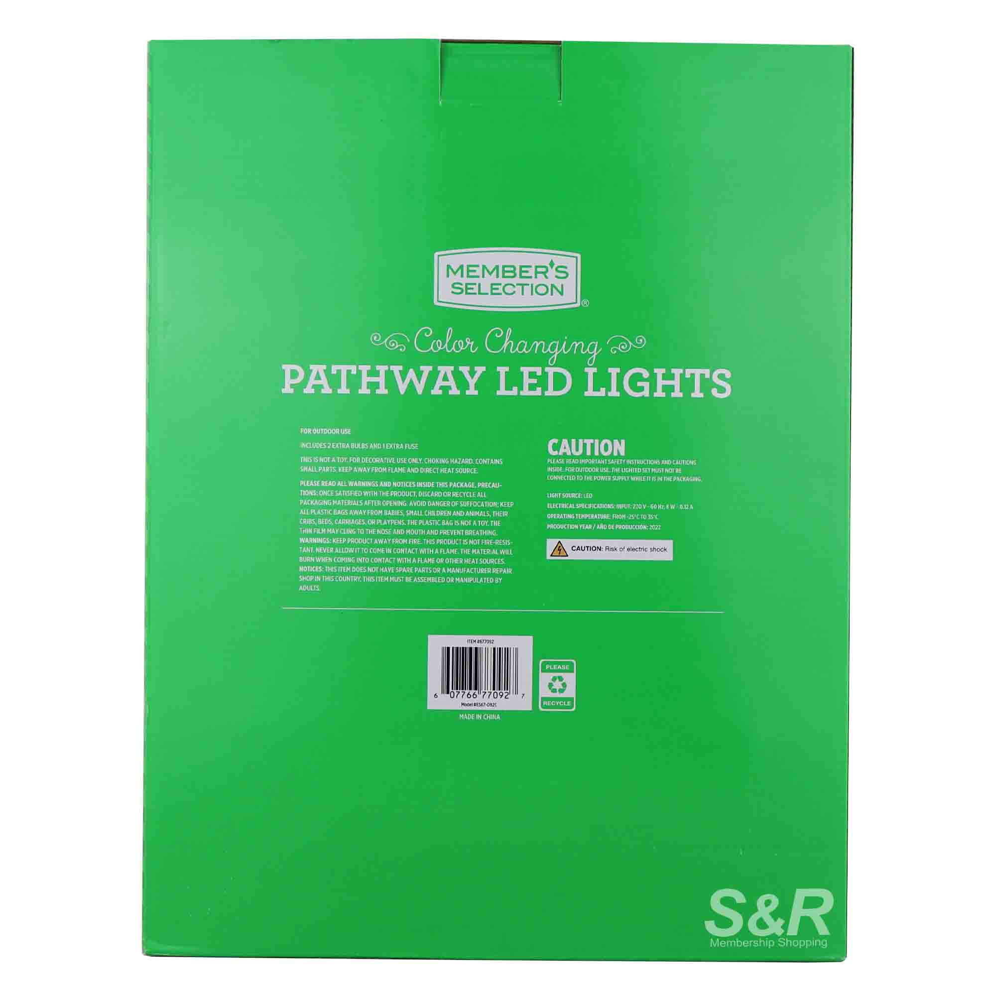 Member's Selection Color Changing Pathway