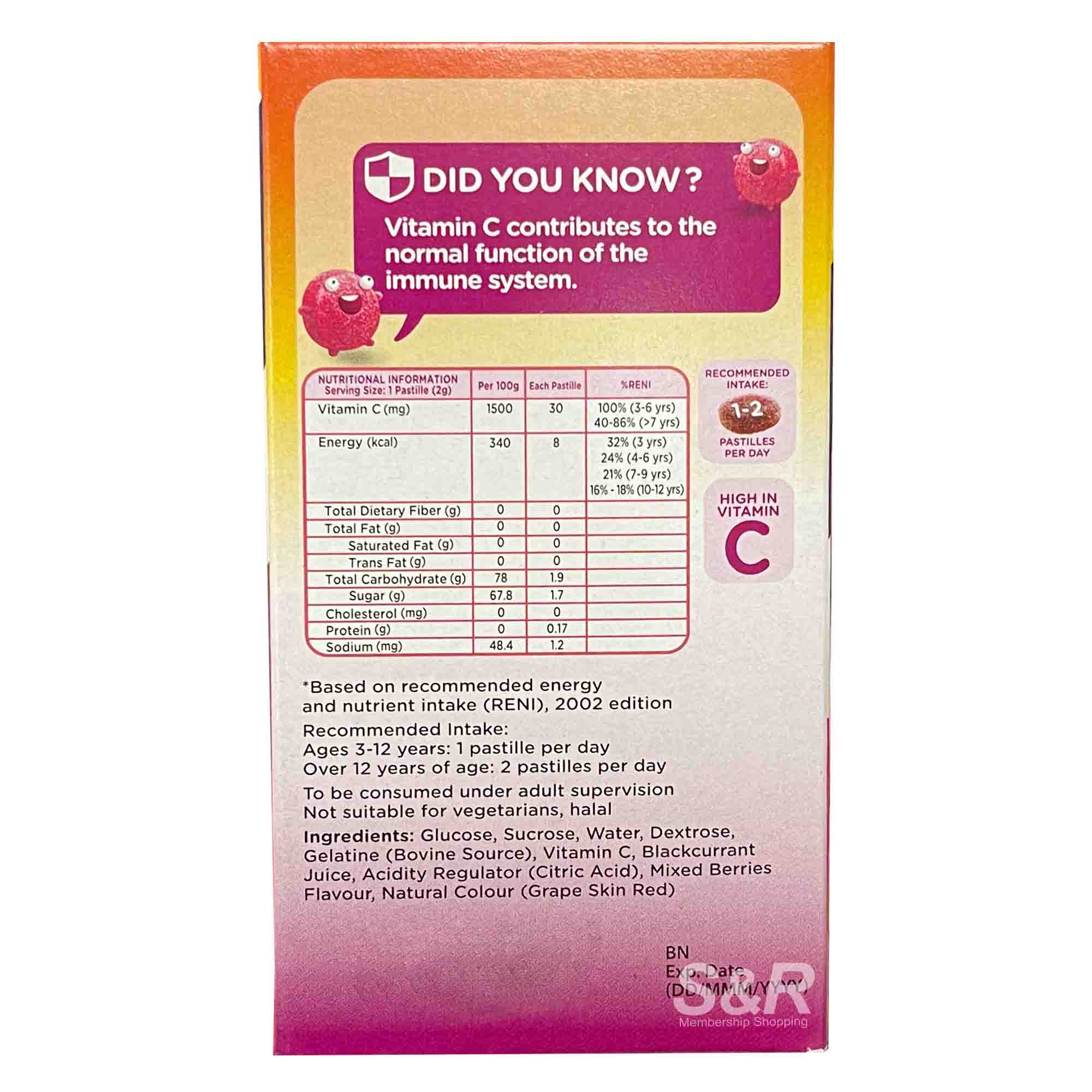 Scott's Vitamin C Mixed Berries Pastilles