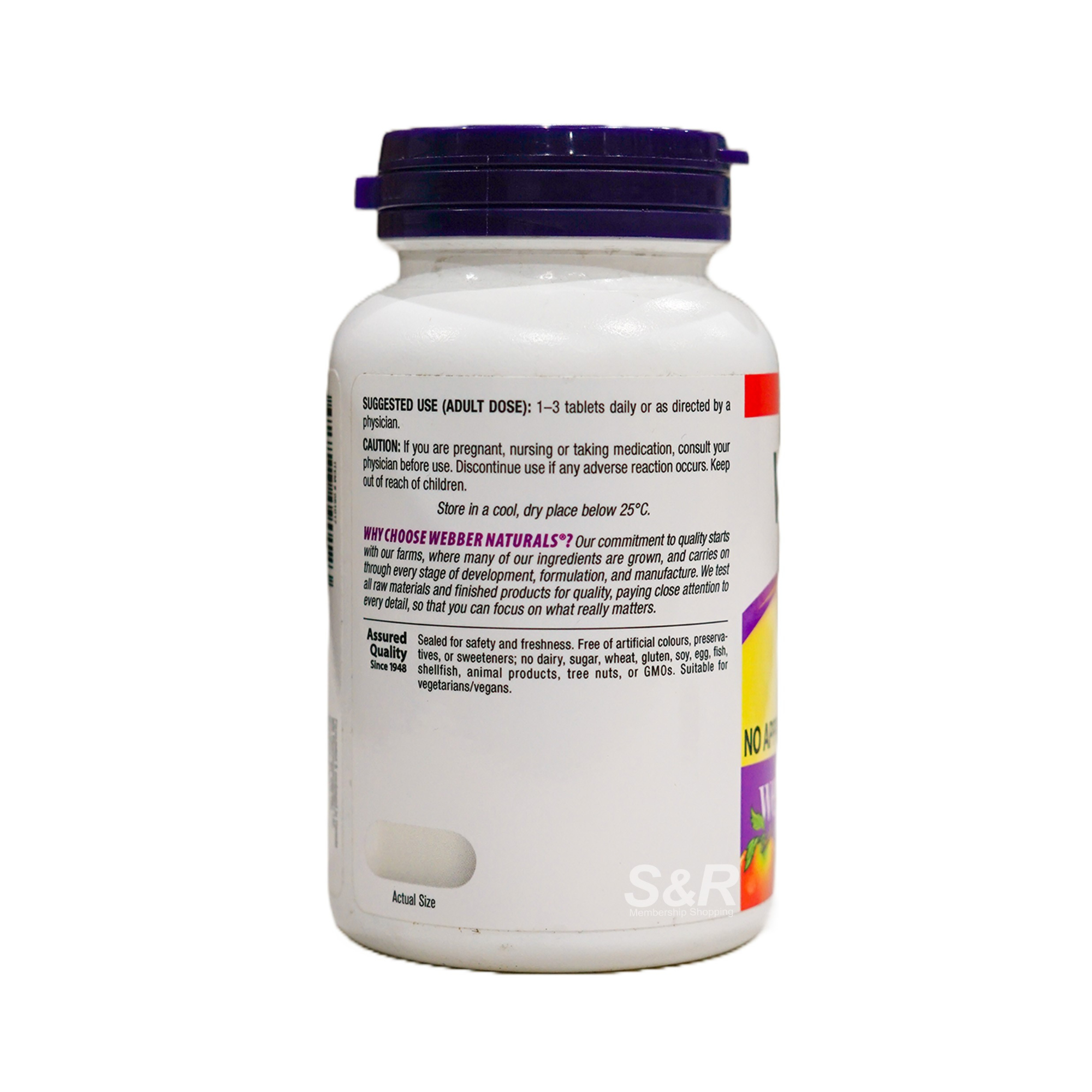 Webber Naturals 500mg Vitamin C