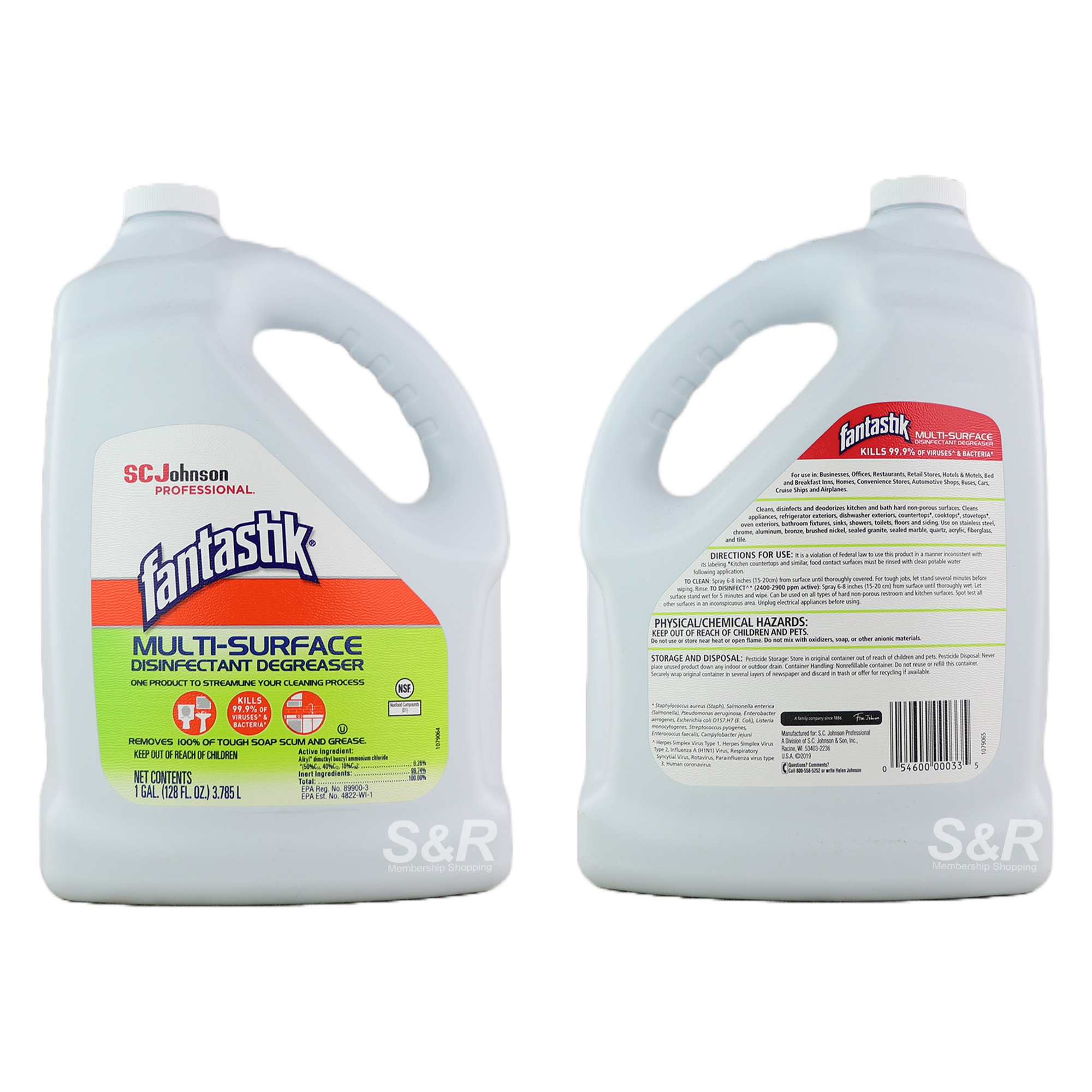 SC Johnson Professional Fantastik MultiSurface Disinfectant Degreaser