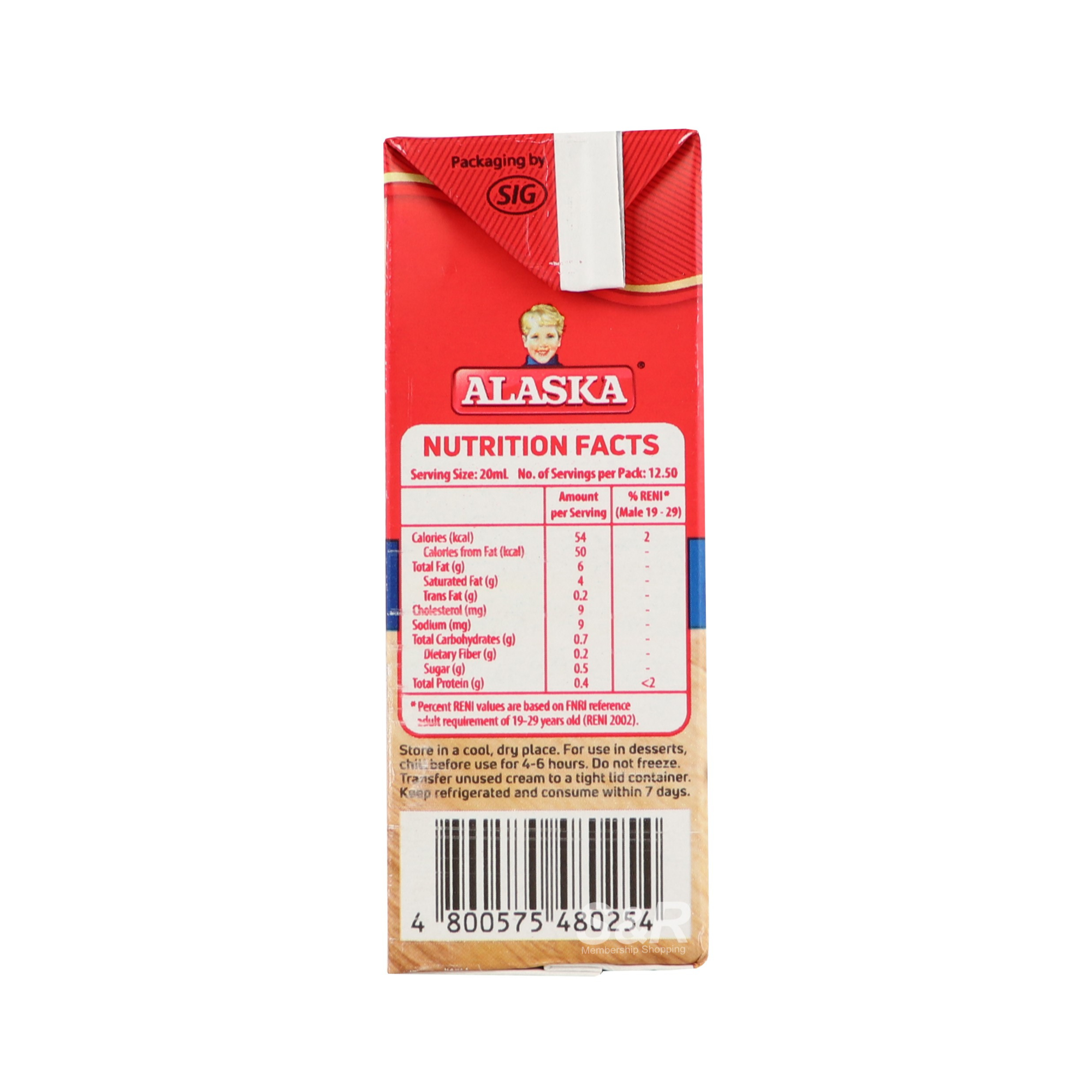 Alaska Crema AllPurpose Cream 250mL