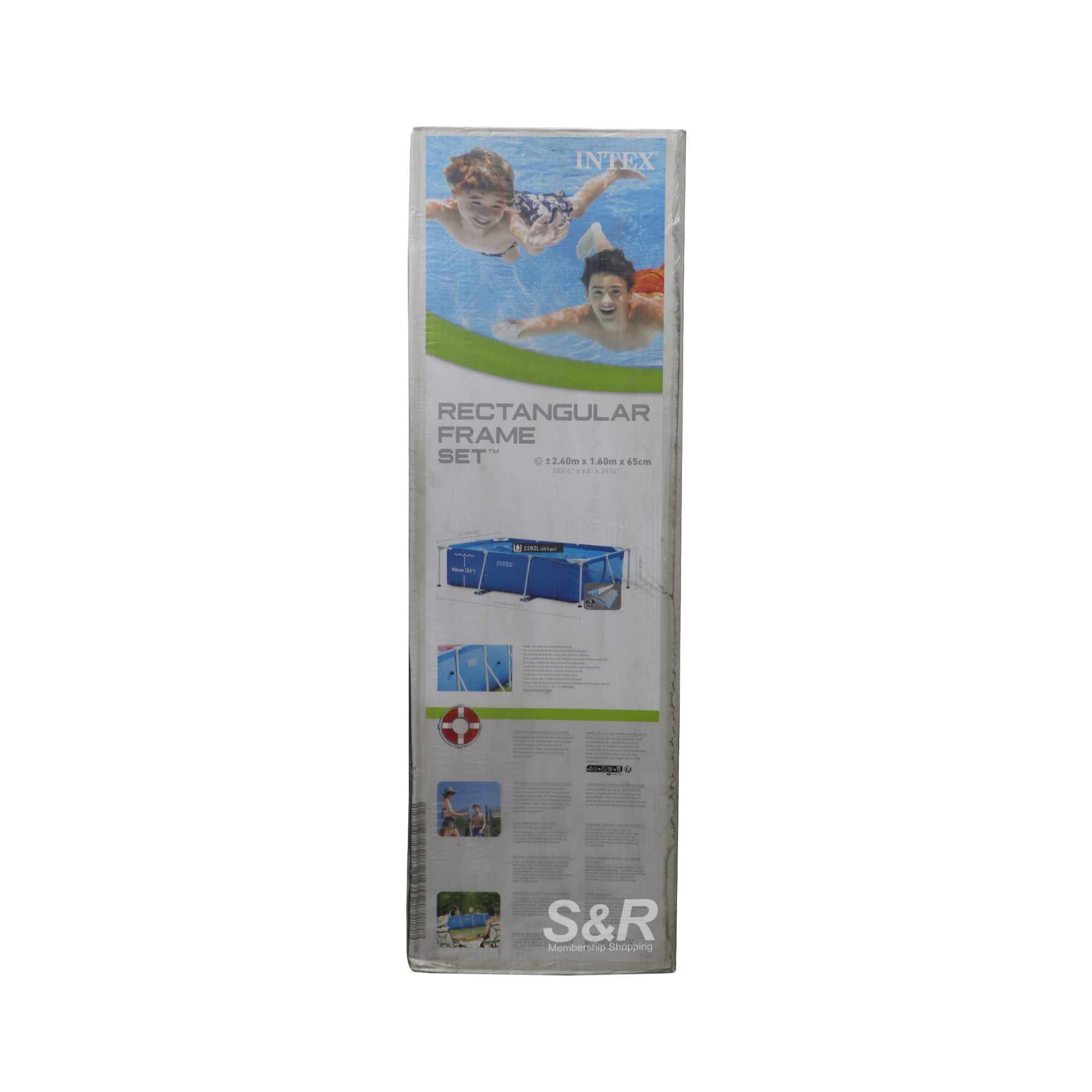 Intex 2.6m Rectangular Frame Set