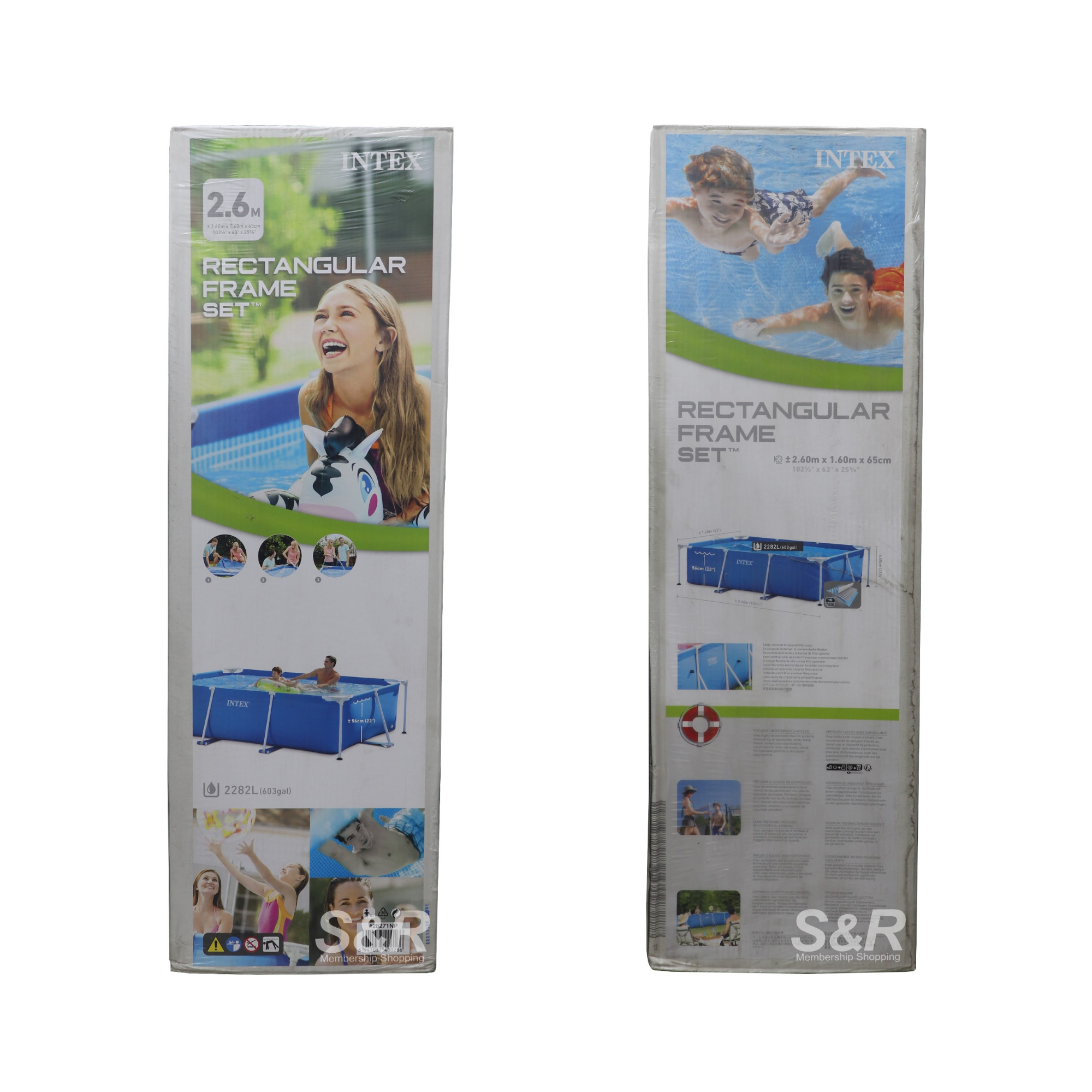 Intex 2.6m Rectangular Frame Set