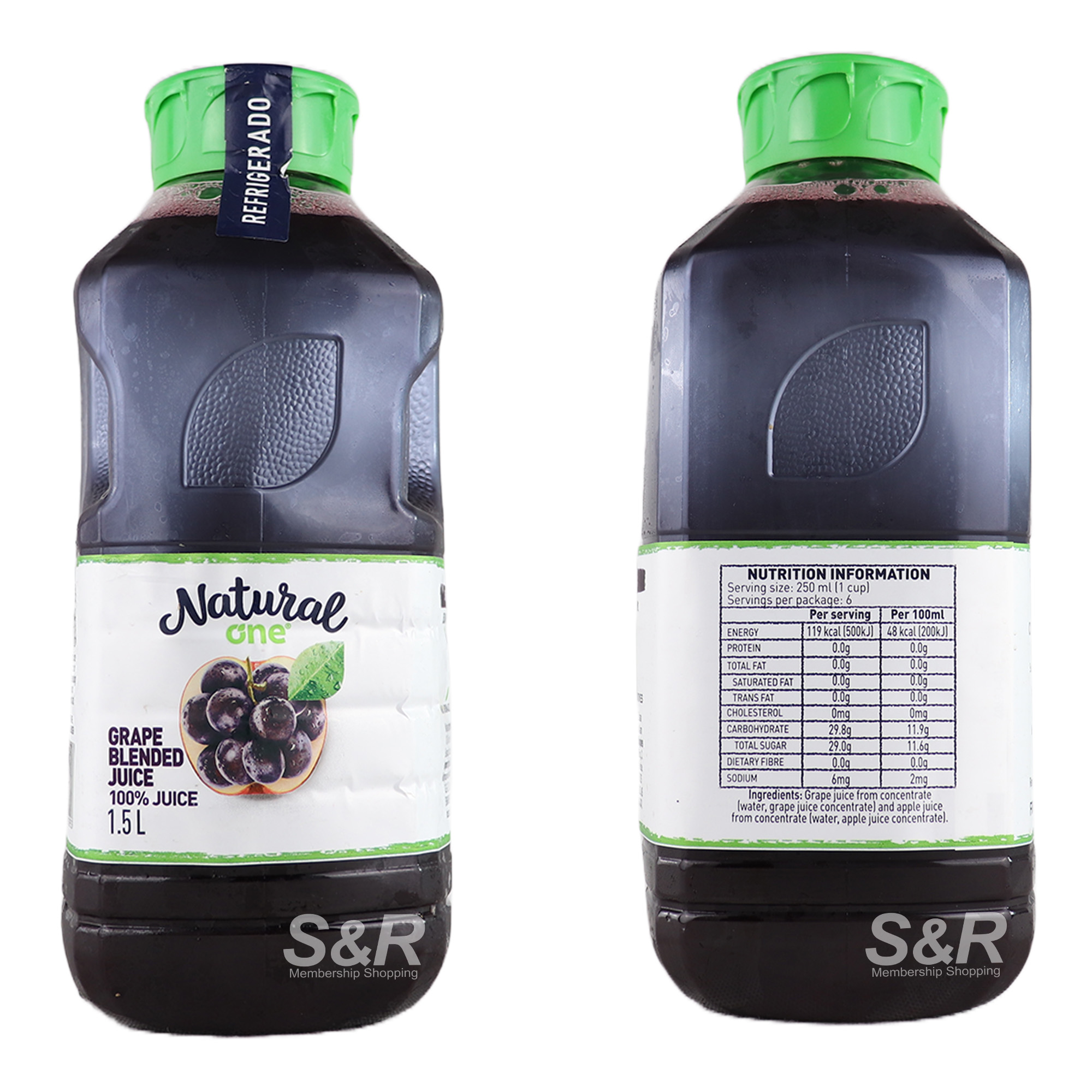 Natural One Blended Grape Juice 1.5L