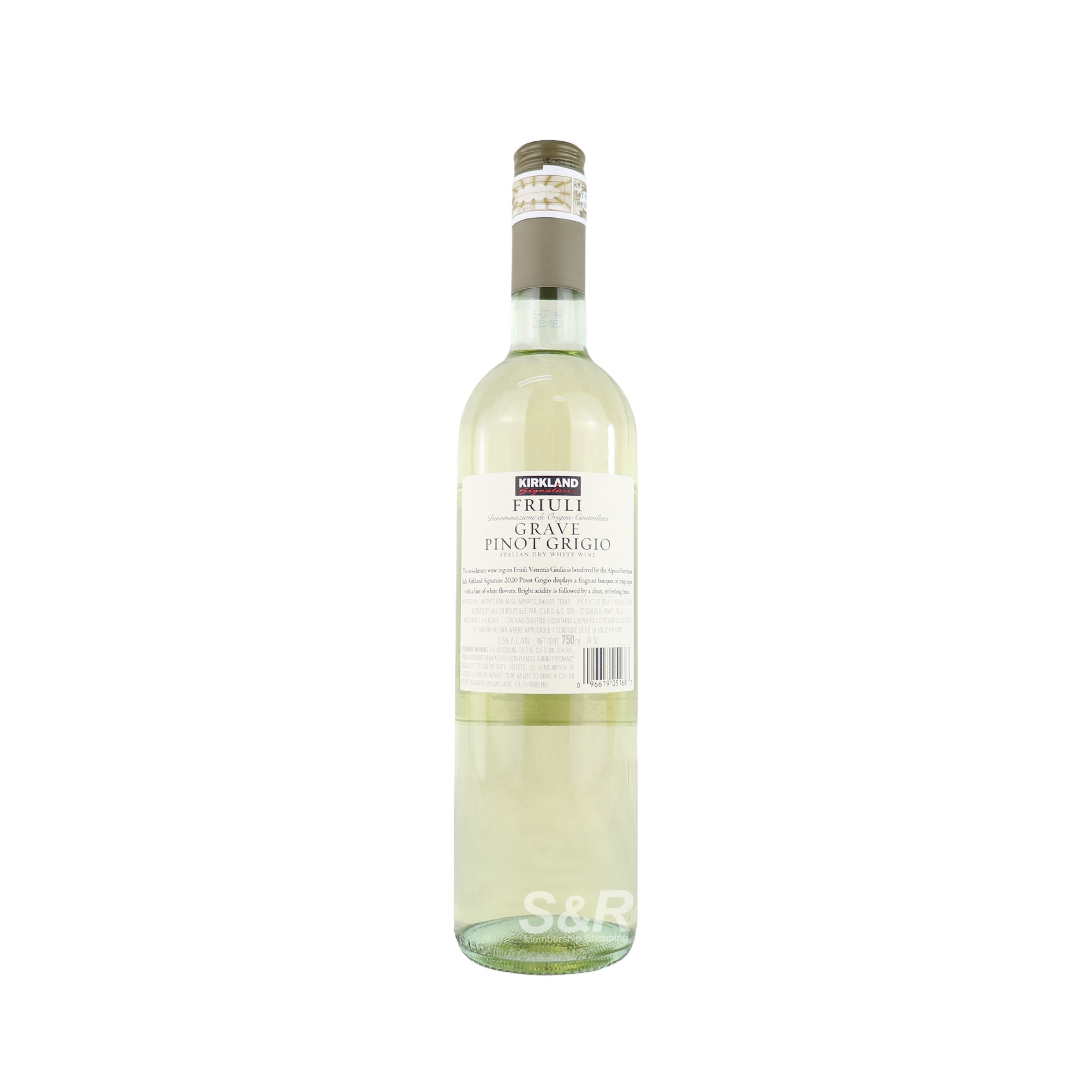 Kirkland Signature Friuli Grave Pinot Grigio