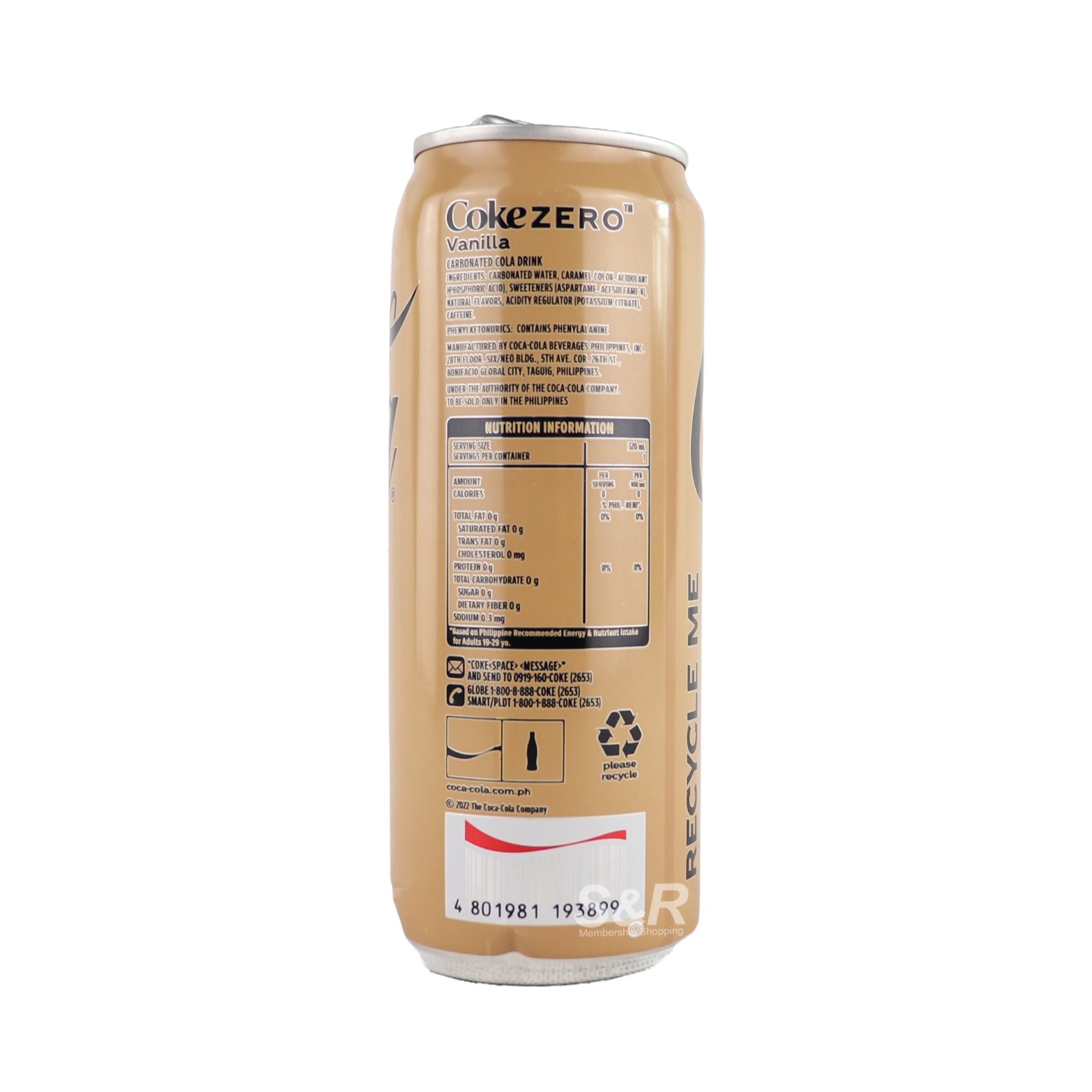 Coca-Cola Vanilla Zero Sugar