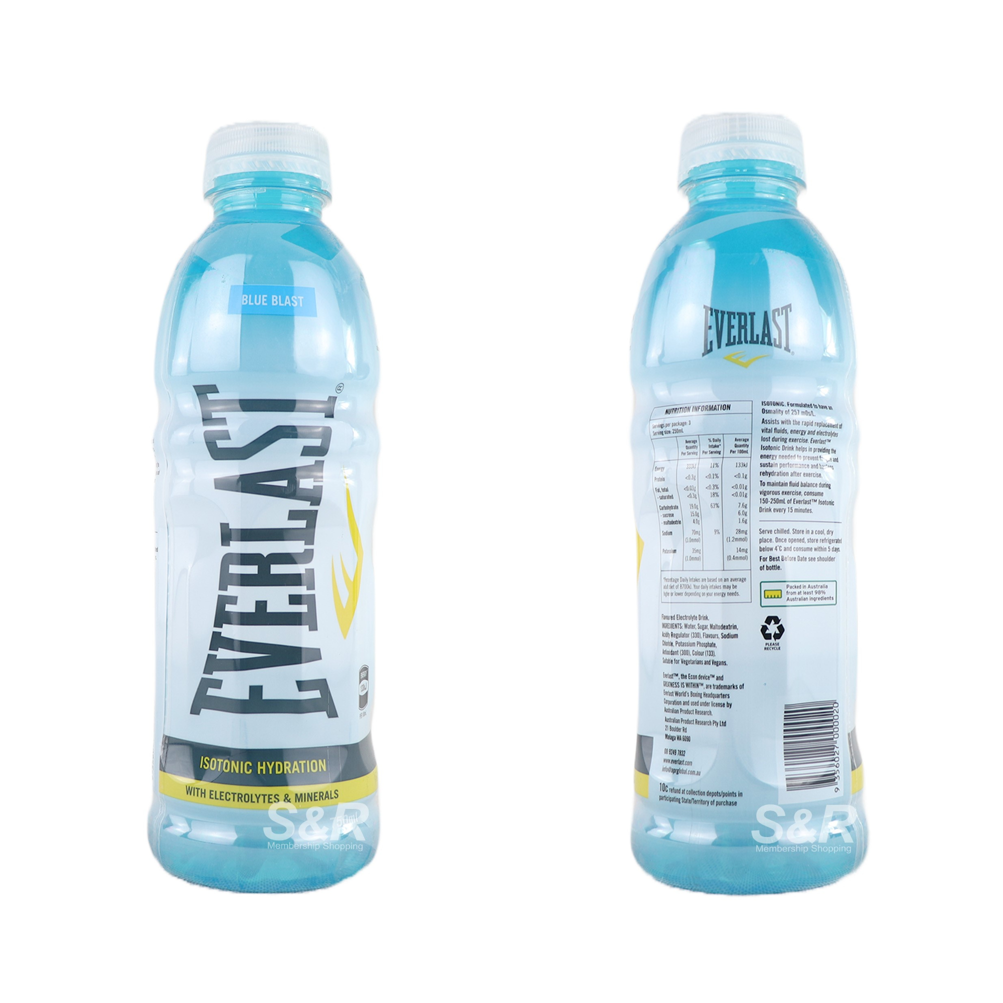 Everlast Blue Blast Isotonic Hydration