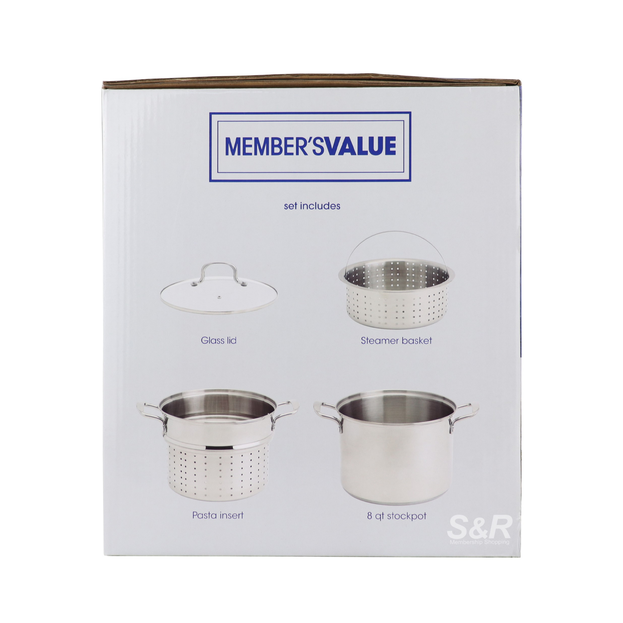 Member's Value 8Qt Stainless Steel