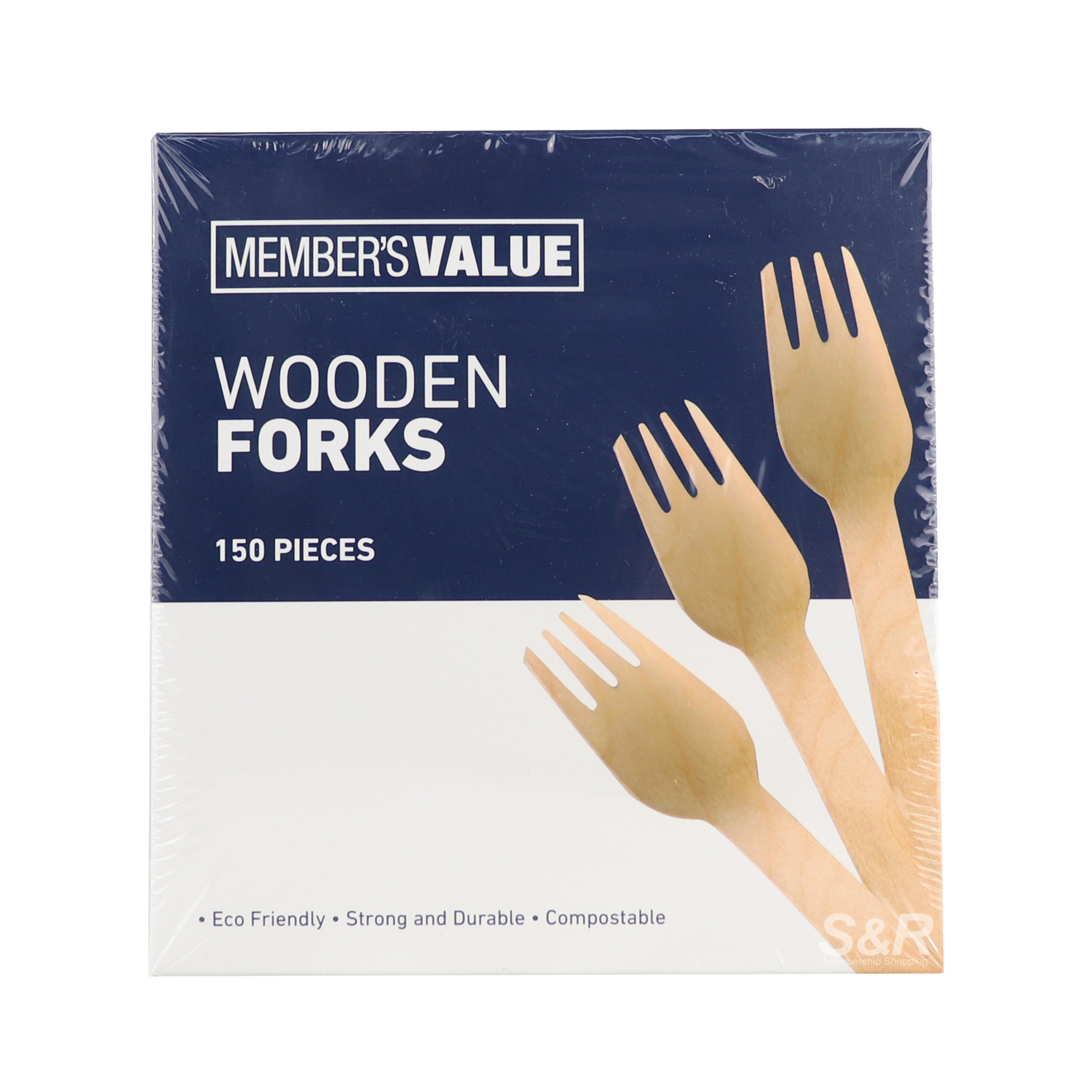 Member's Value Wooden Forks 150pcs