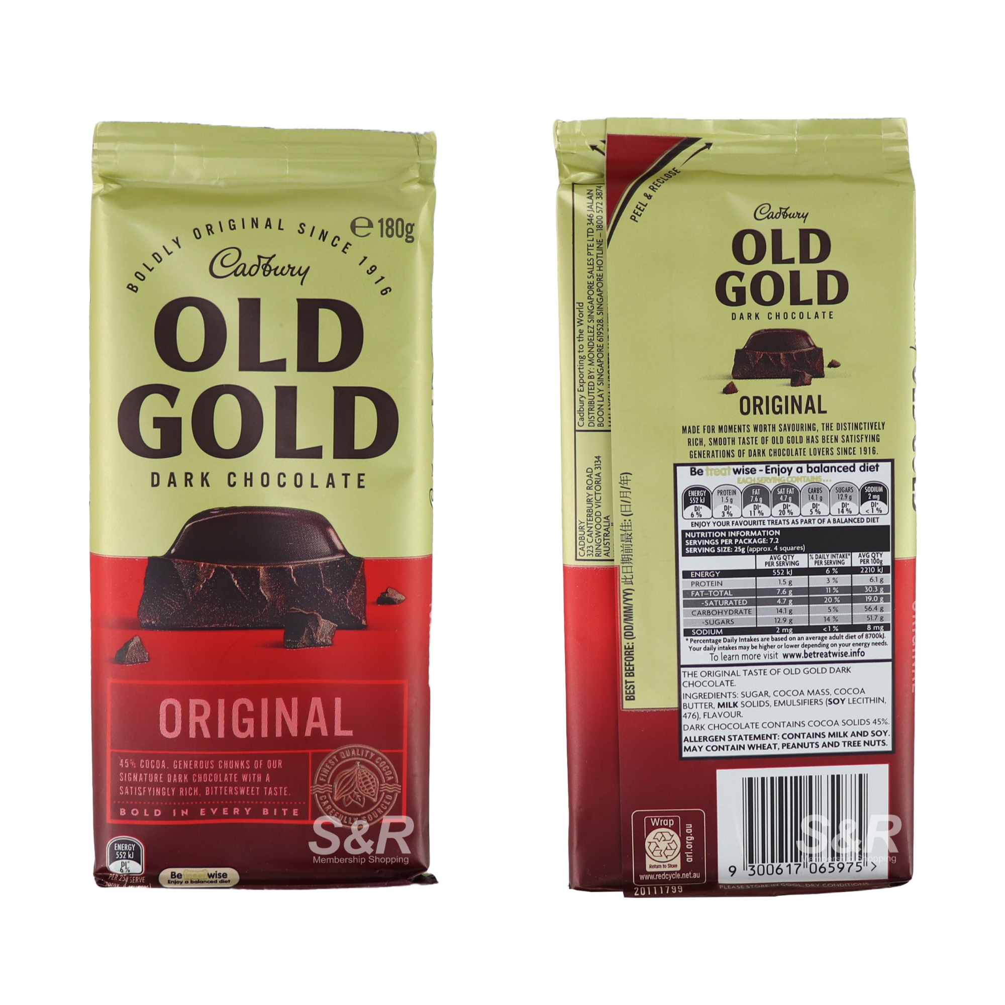 Cadbury Old Gold Original
