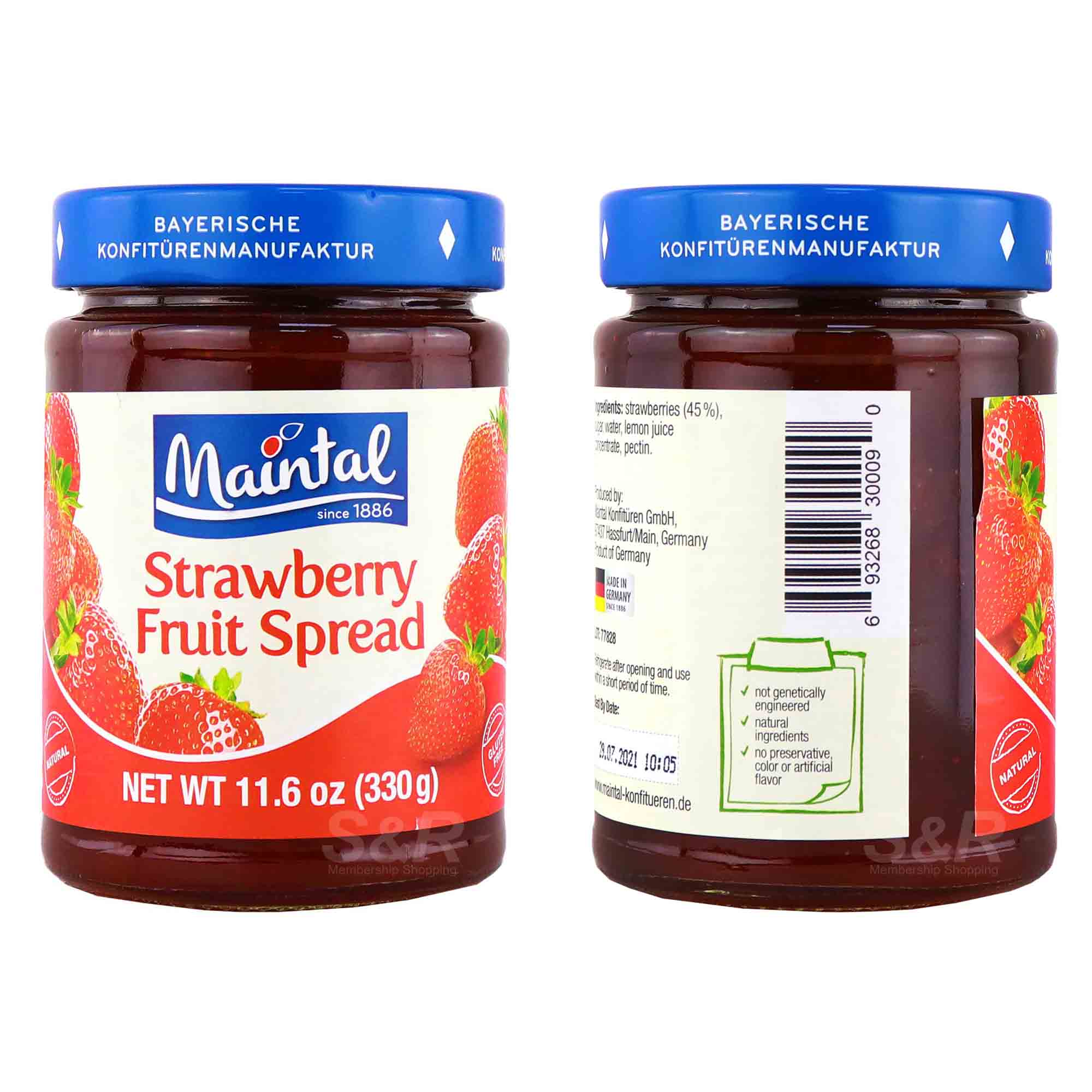 Maintal Strawberry Fruit Spread 330g