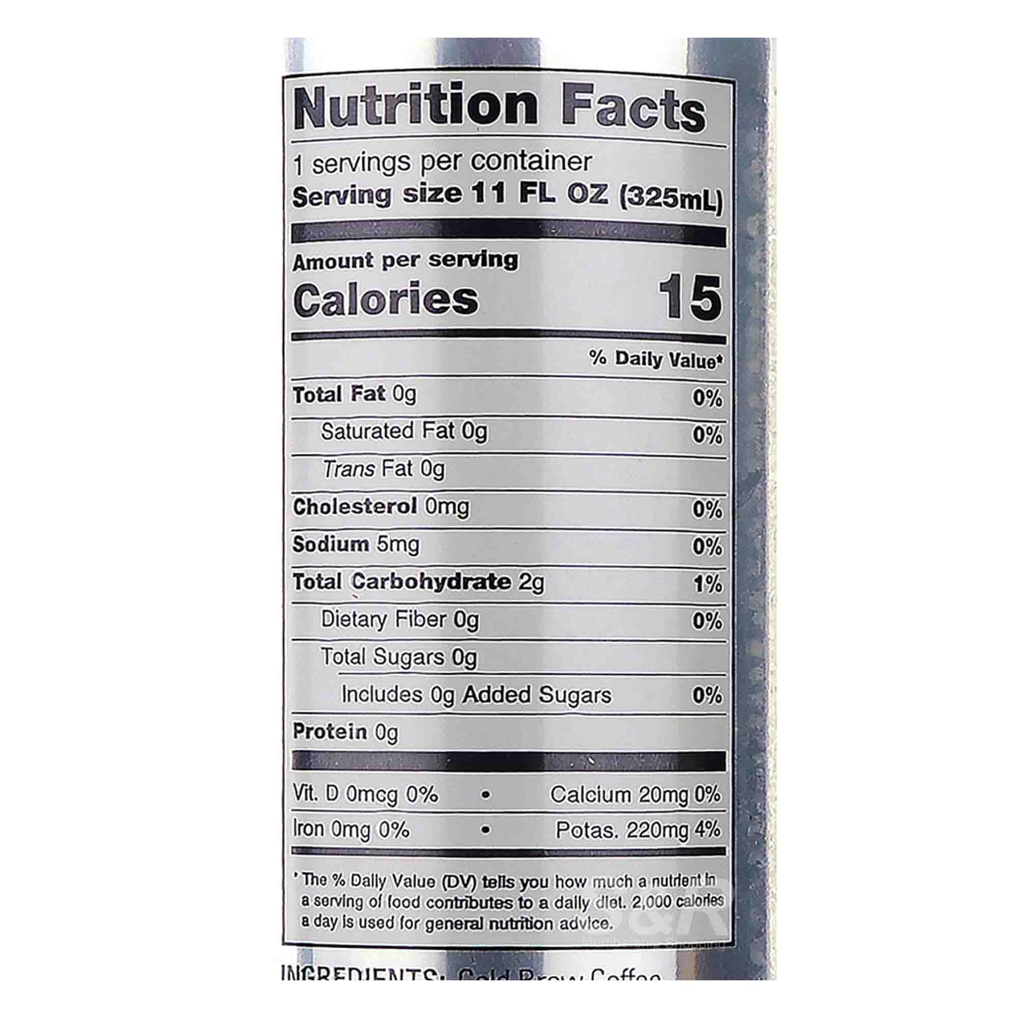 Kirkland Signature Colombian Cold Brew Coffee 325mL