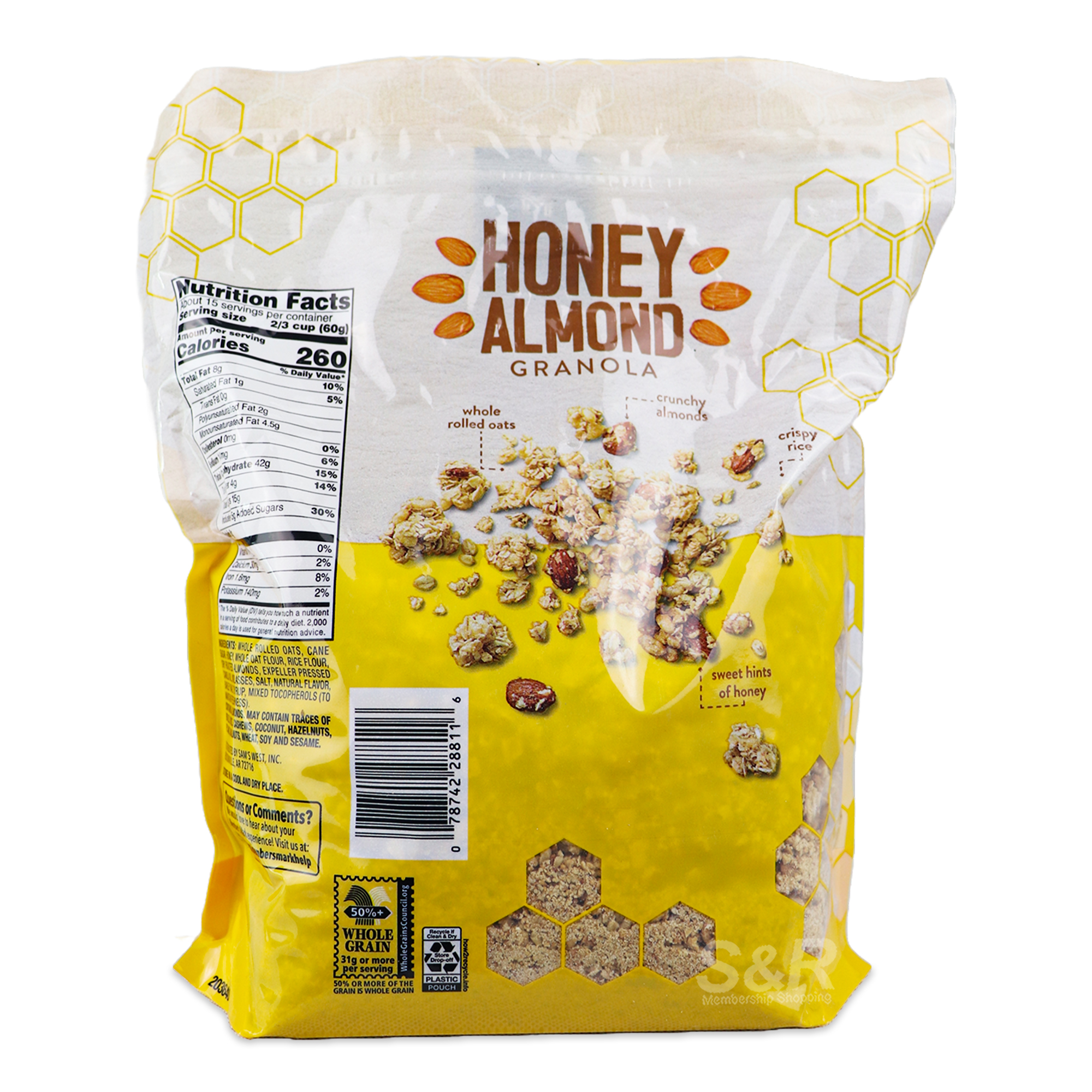 Member’s Mark Honey Almond Granola 907g
