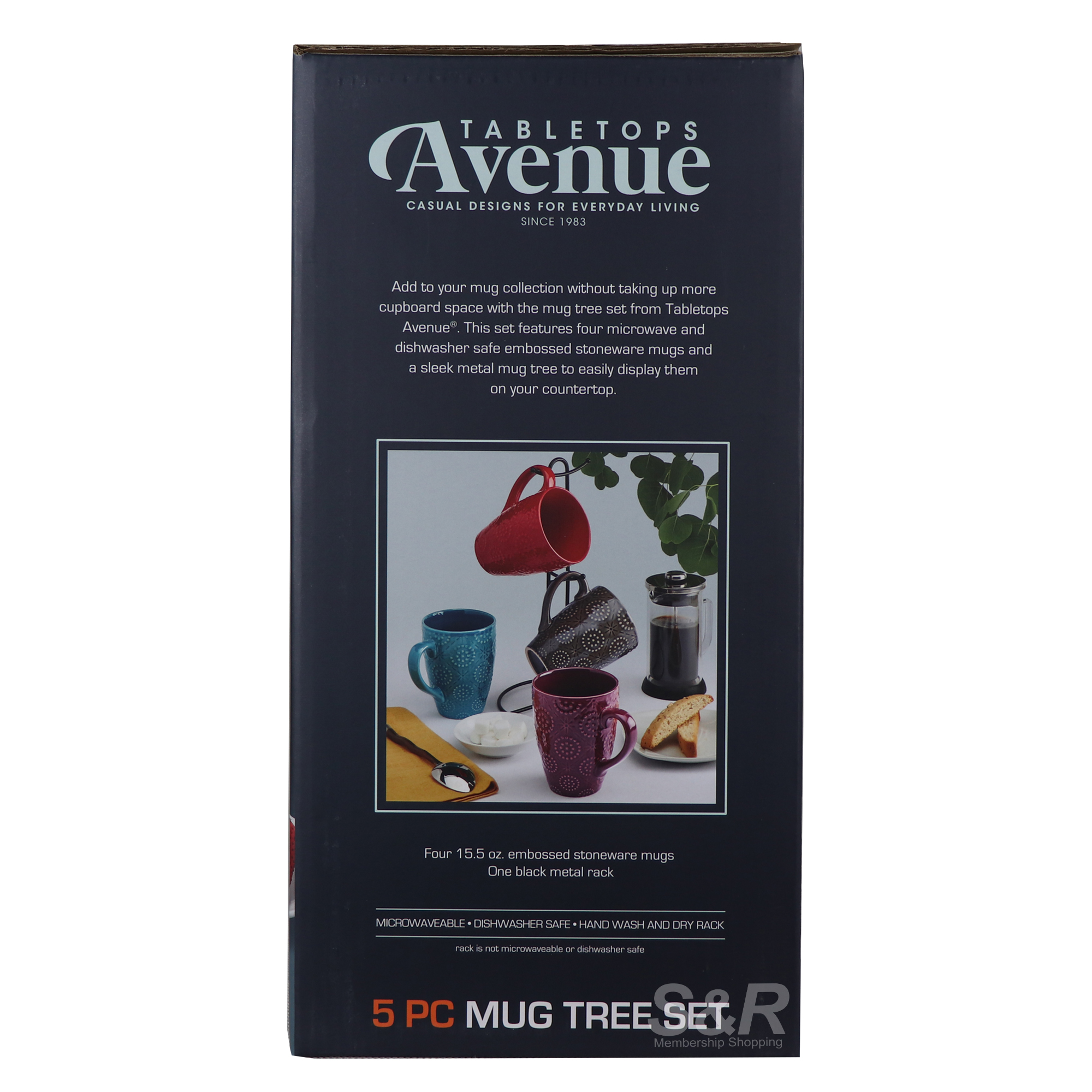 Avenue Tabletops Mug Tree 5pc set