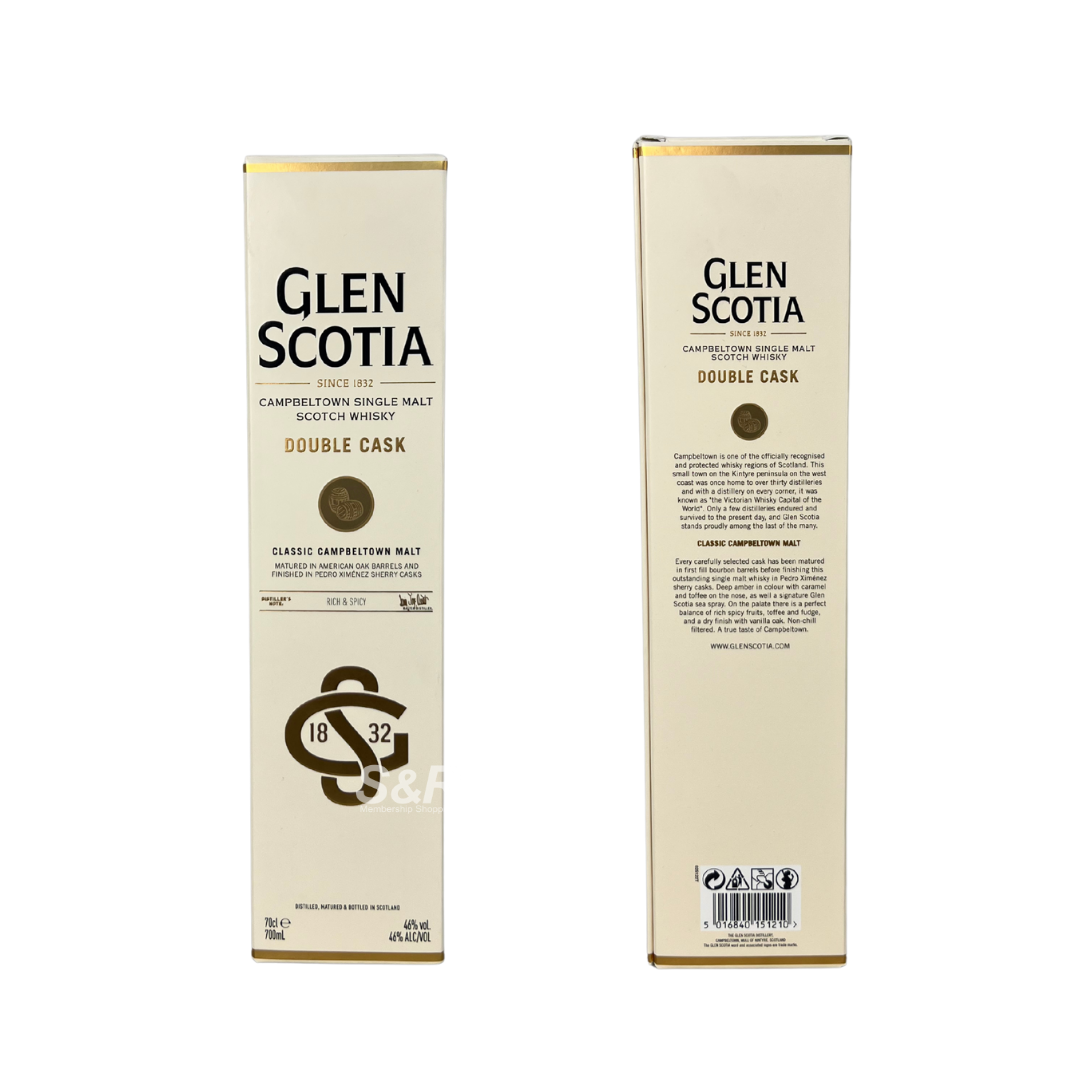 Glen Scotia Double Cask Scotch Whisky 700mL Glen Scotia Double Cask Scotch Whisky 700mL