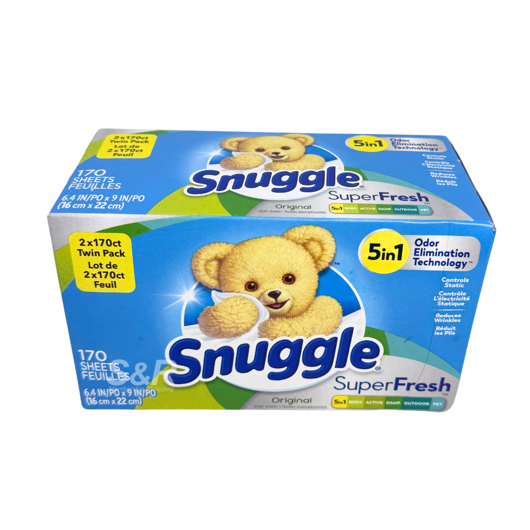 Snuggle SuperFresh Fabric Softener Dryer Sheets 170s