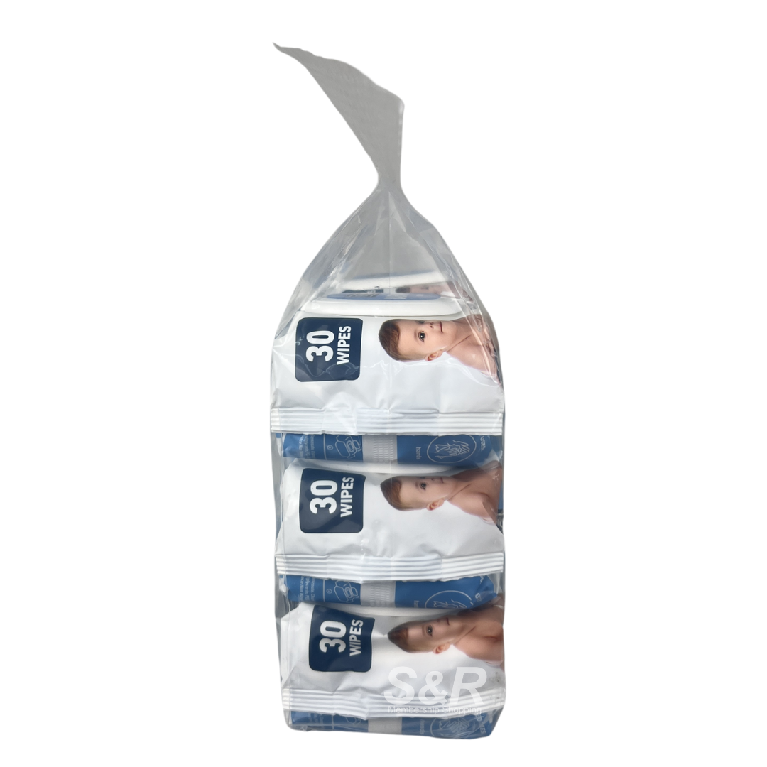 Member's Value Baby Wipes Unscented 30 wipes x 6 packs Member's Value Baby Wipes Unscented 30 wipes x 6 packs