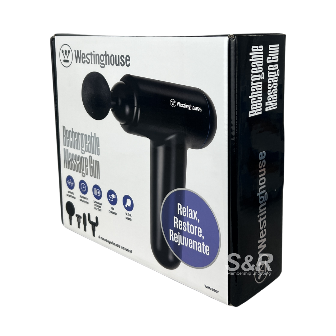 Westinghouse Rechargeable Massage Gun with 4 Massage Heads Westinghouse Rechargeable Massage Gun with 4 Massage Heads