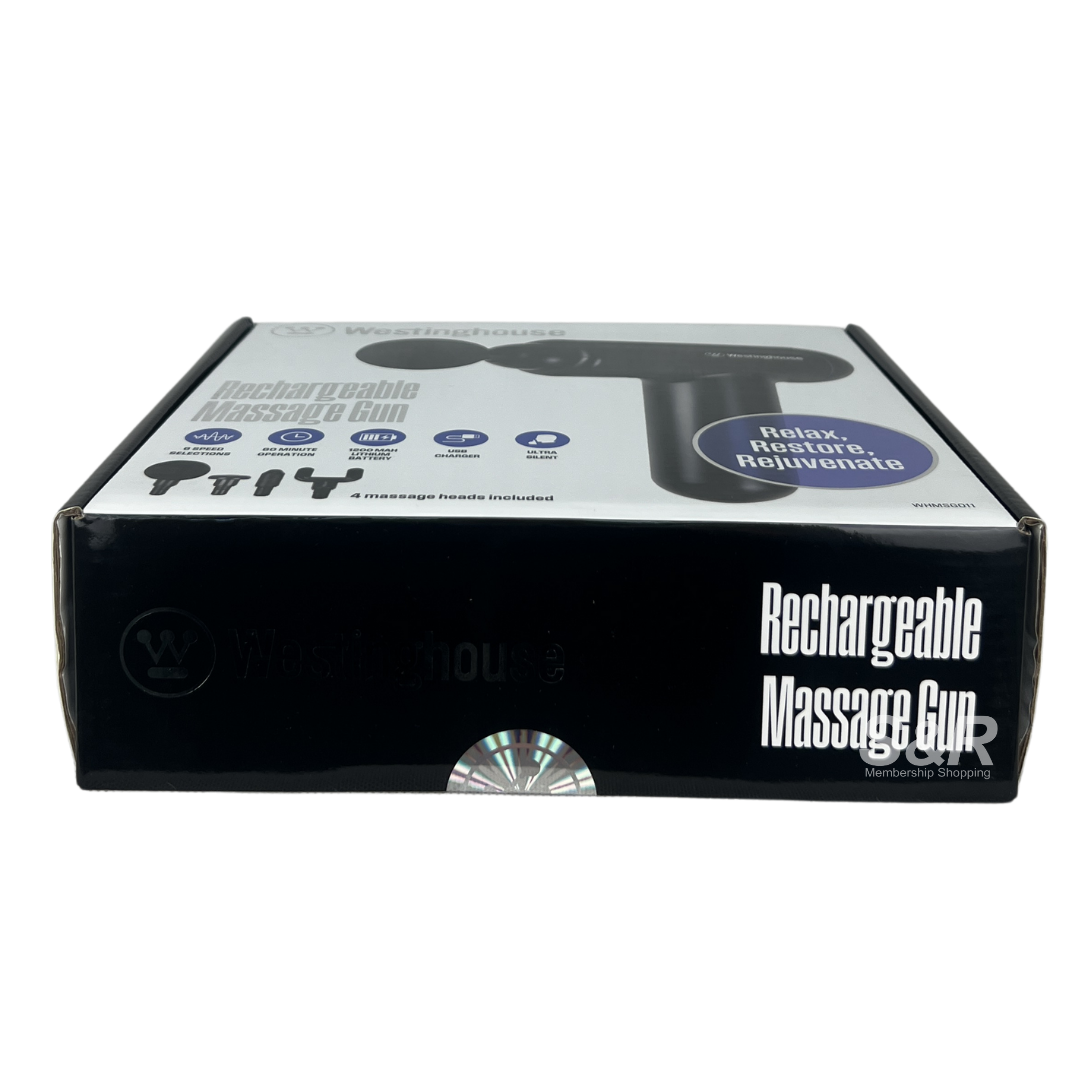 Westinghouse Rechargeable Massage Gun with 4 Massage Heads Westinghouse Rechargeable Massage Gun with 4 Massage Heads