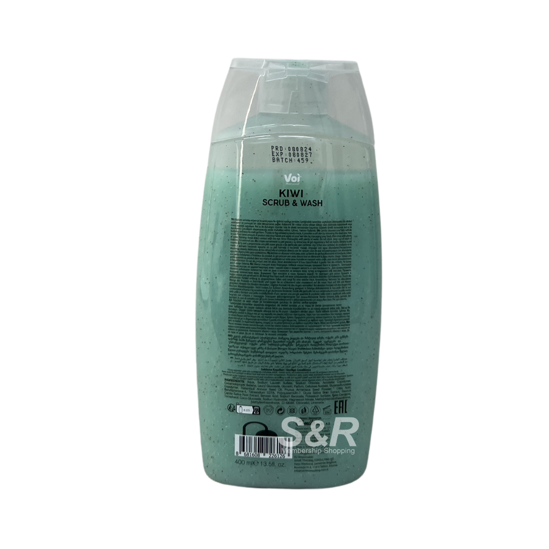 Voi Kiwi Scrub & Wash Whitening Effect 400mL Voi Kiwi Scrub & Wash Whitening Effect 400mL
