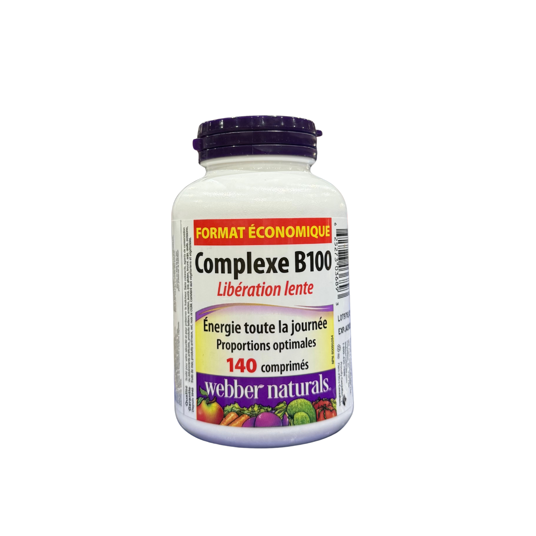 Webber Naturals Timed Release B100 Complex 400 capsules