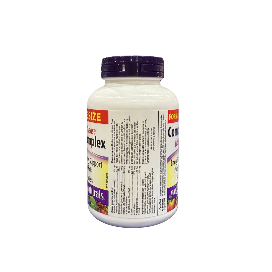 Webber Naturals Timed Release B100 Complex 400 capsules