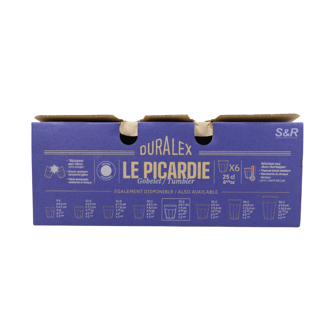 Duralex Le Picardie 6-piece Gobelet Tumbler