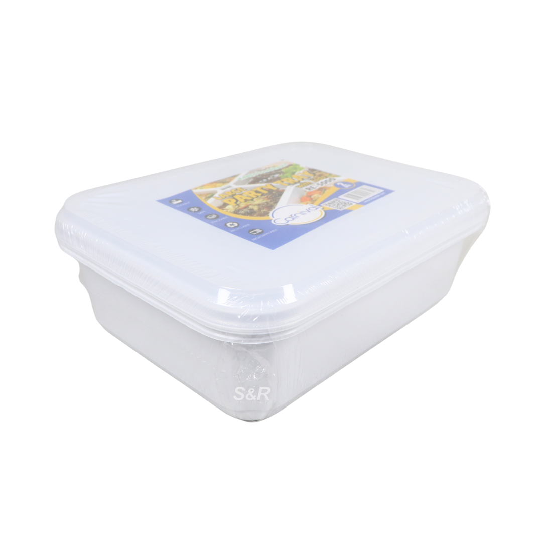 Carnival 2-piece Large Party Tray with Lids