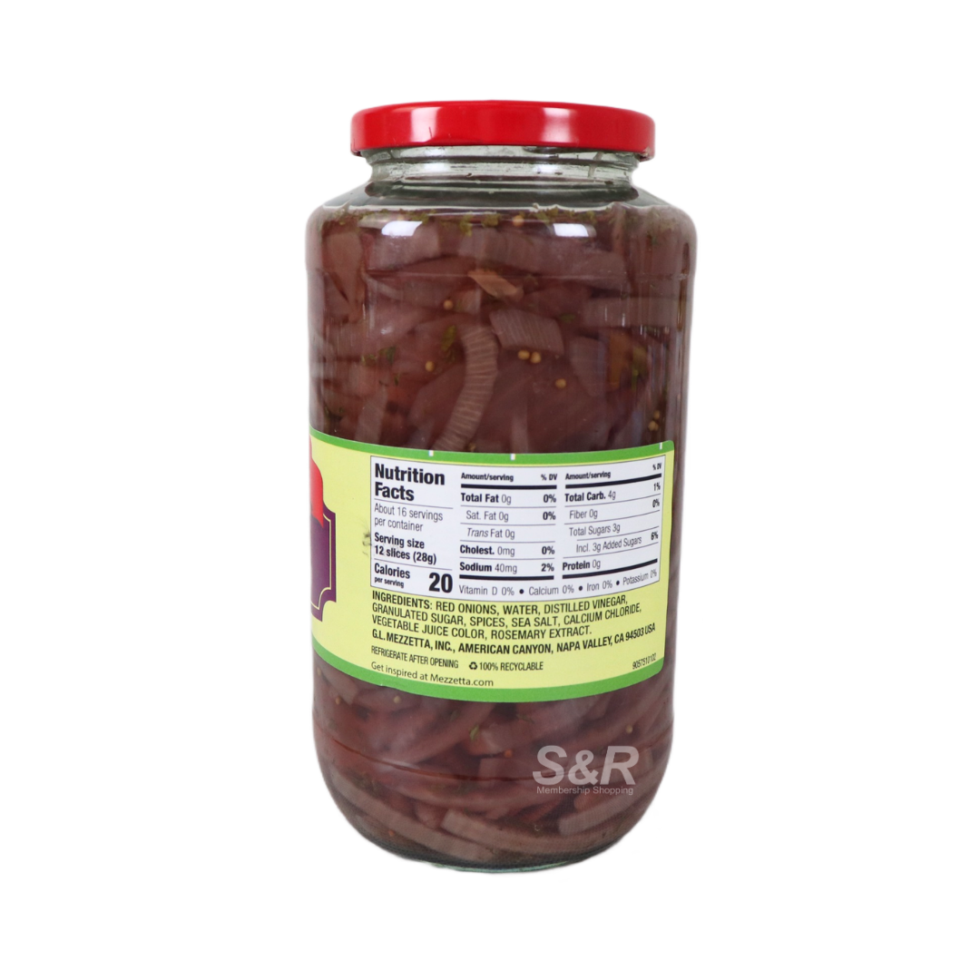 Mezzetta Pickled Red Onions 346mL