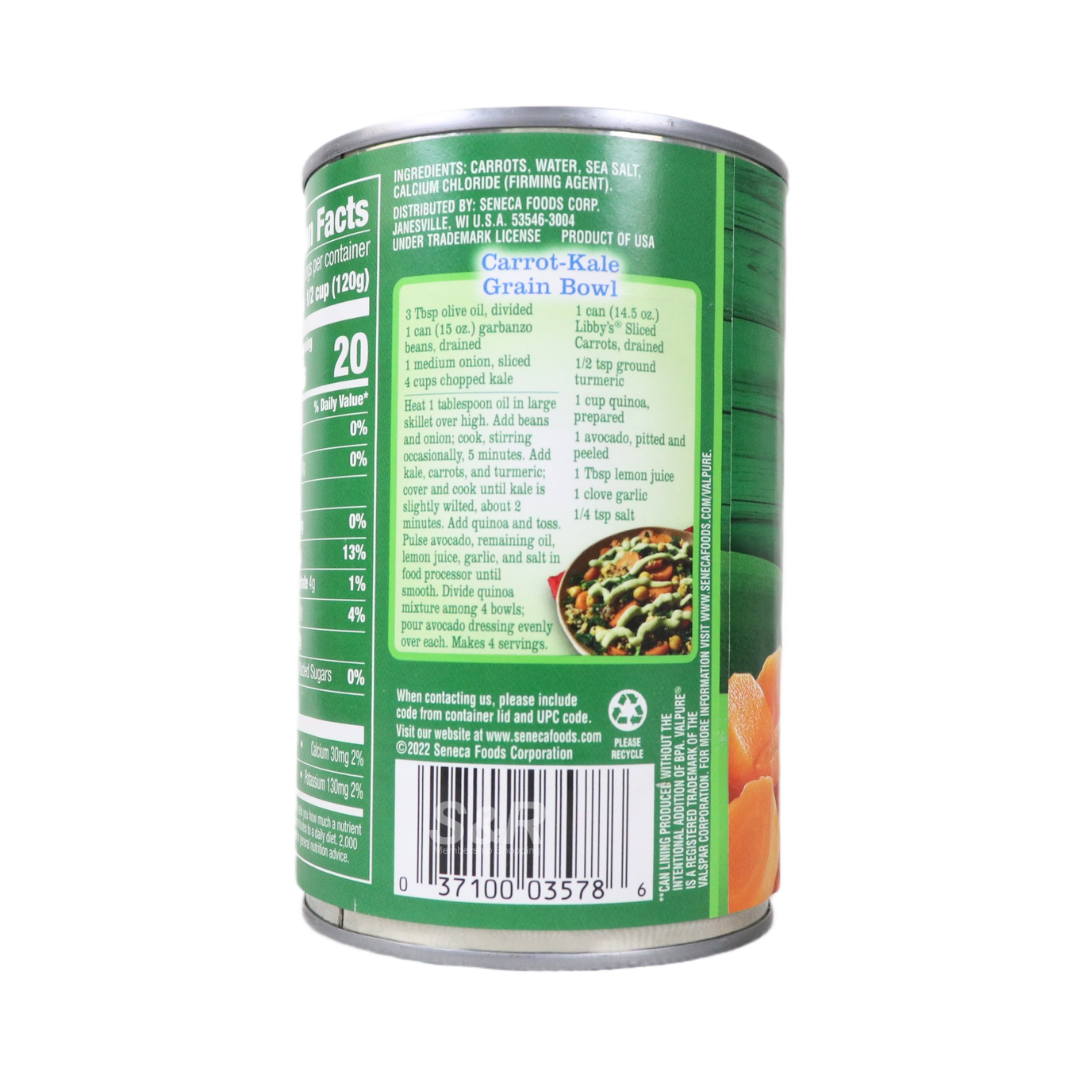 Libby's Sluced Carrots 411g