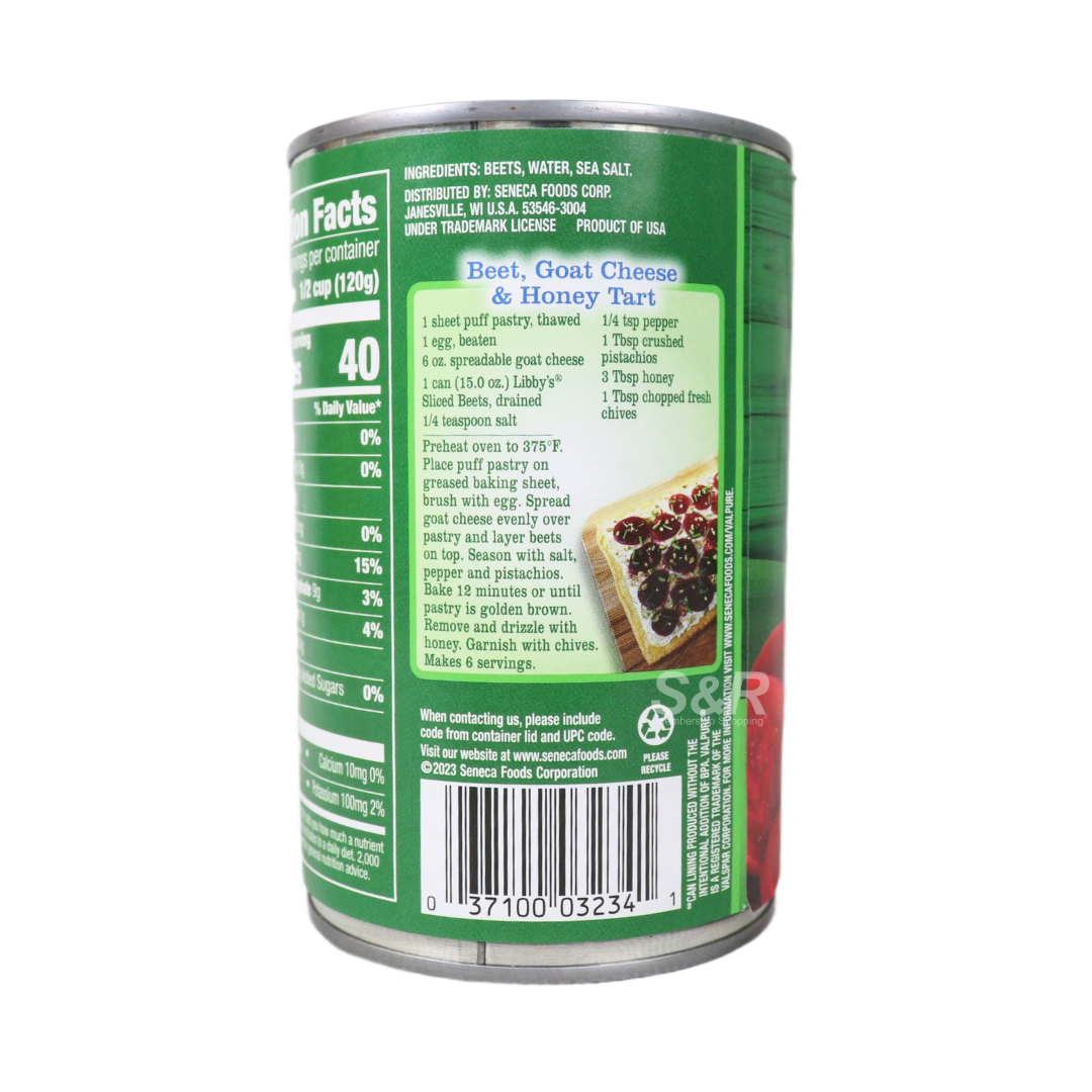 Libby's Sliced Beets 425g