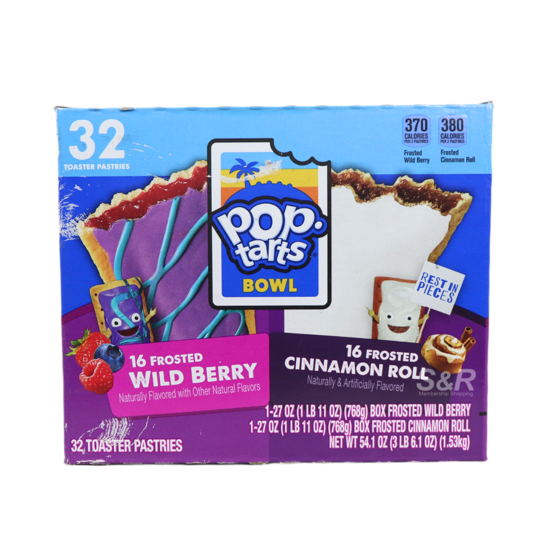 Pop Tarts Bowl Wild Berry & Cinnamon Roll Mix 32s