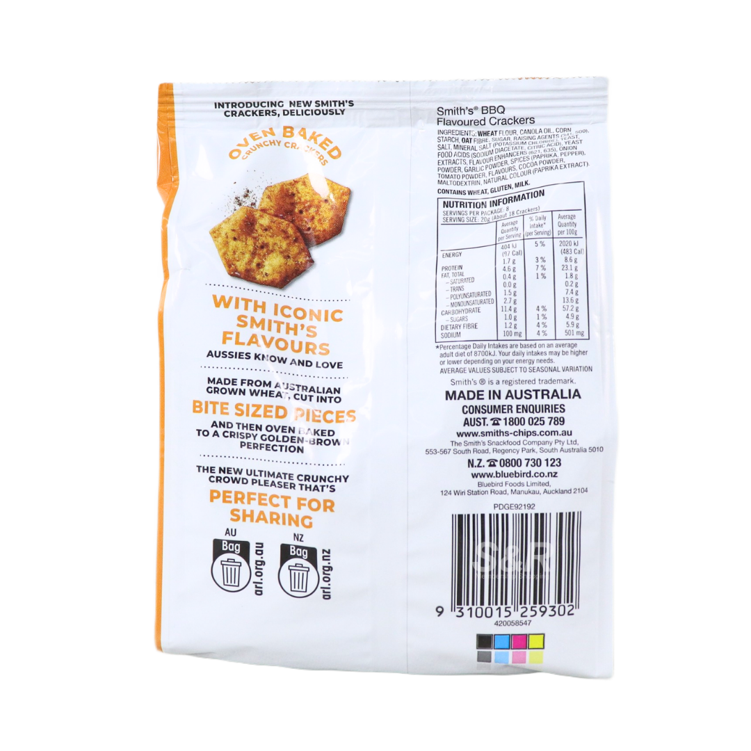 Smith's Barbecue Crackers 160g