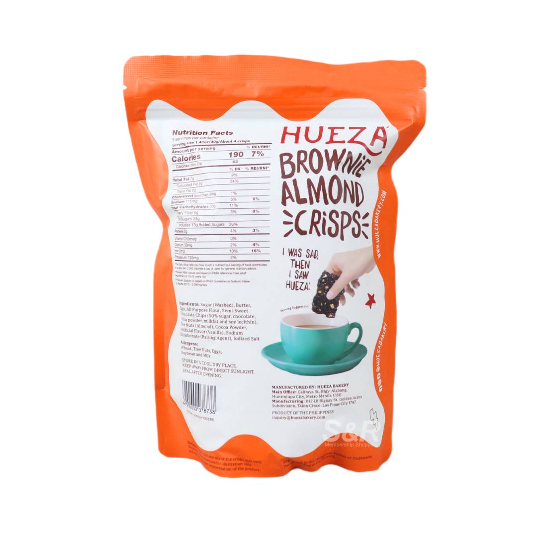 Hueza Brownie Almond Crisps 200g